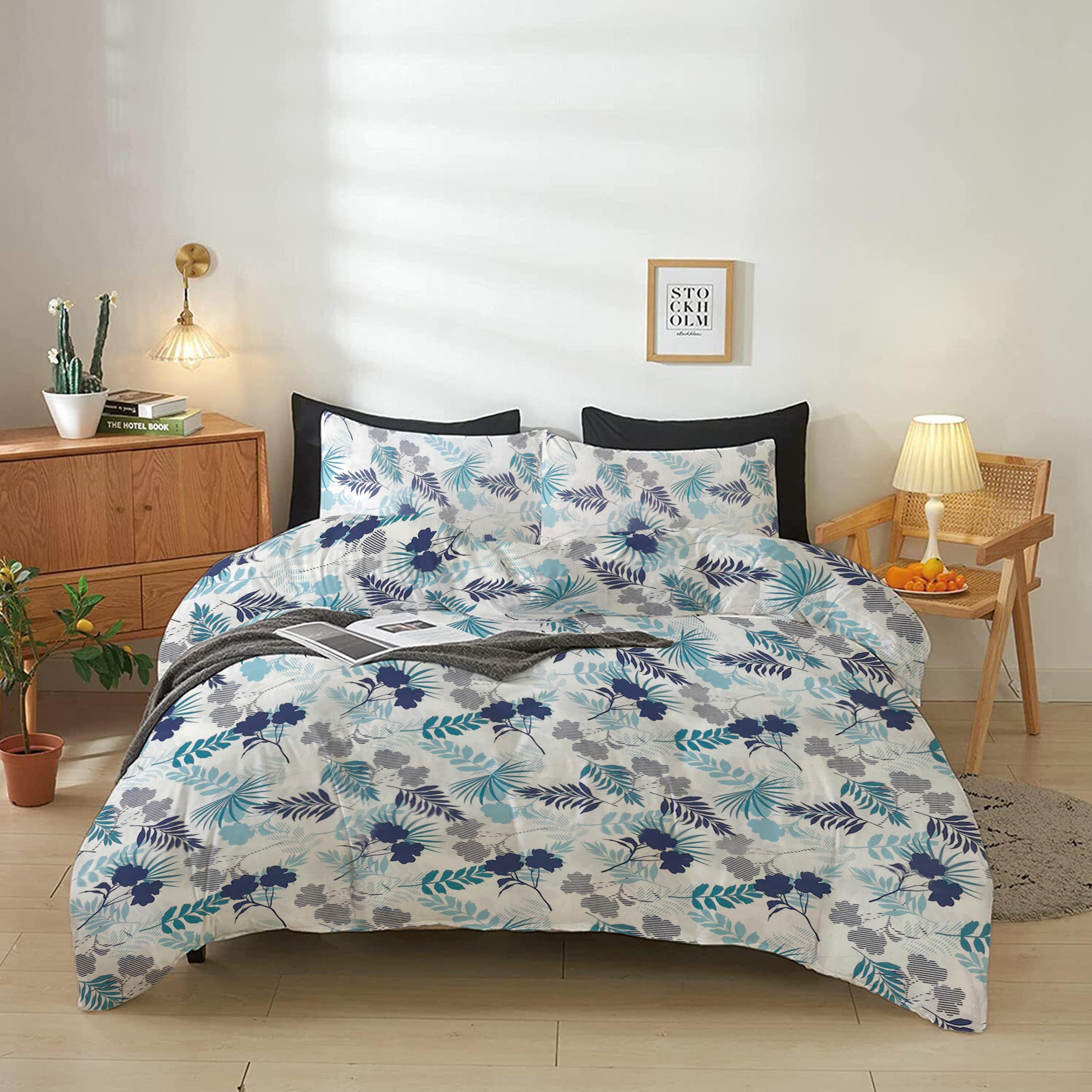 طقم غطاء لحاف سوبر كينج بطبعات 4 قطع من آلتيما  - 240x260 سم-hbxdecorandfurnishings-bedding-duvetsandpillows-image-1