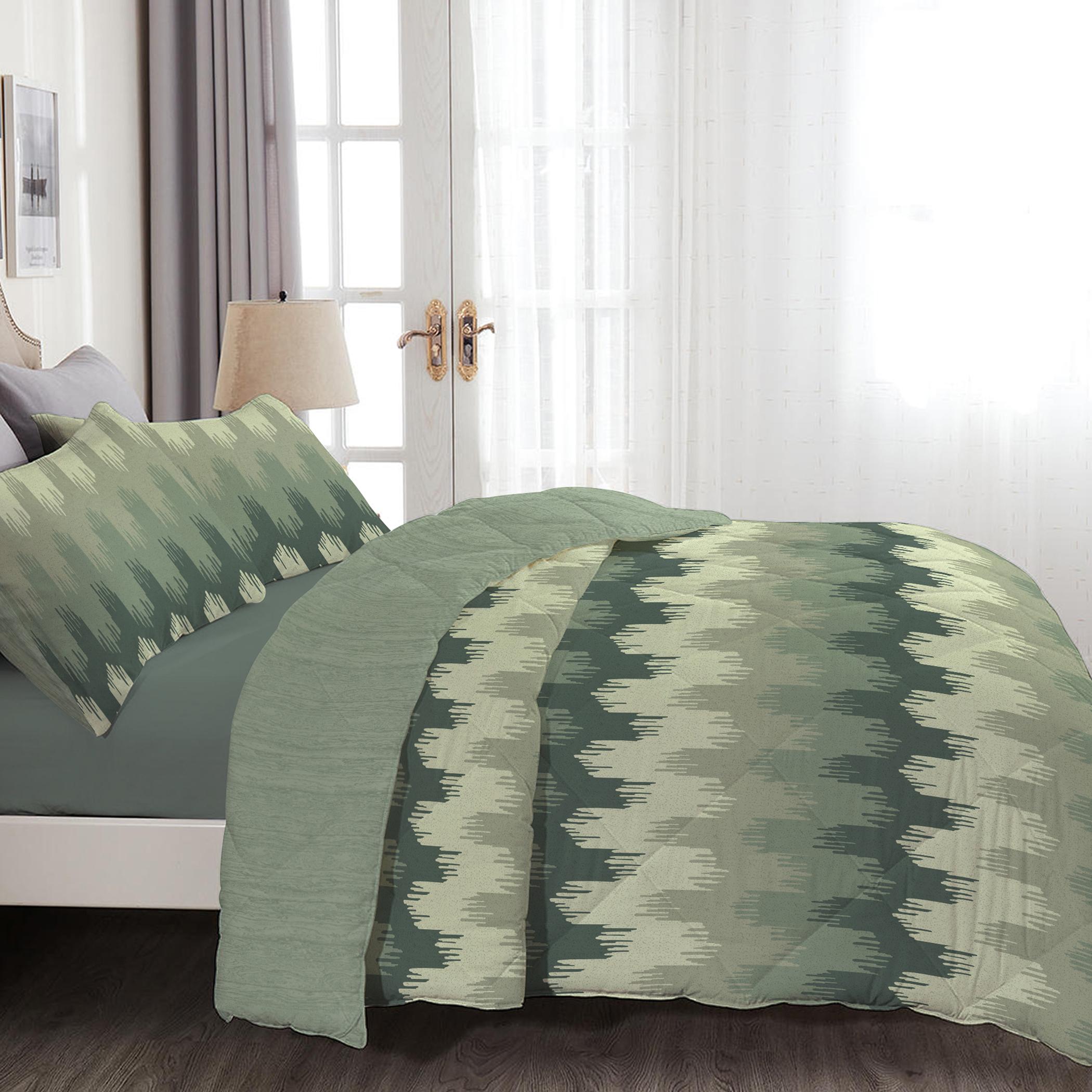 طقم غطاء لحاف سوبر كينج بطبعات 4 قطع من آلتيما  - 240x260 سم-hbxdecorandfurnishings-bedding-duvetsandpillows-image-2