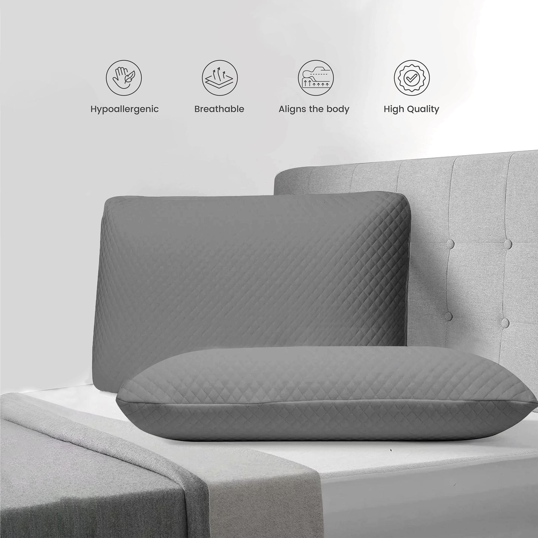 Ultima Mars Smooth Memory Foam Pillow-hbxdecorandfurnishings-bedding-duvetsandpillows-image-2