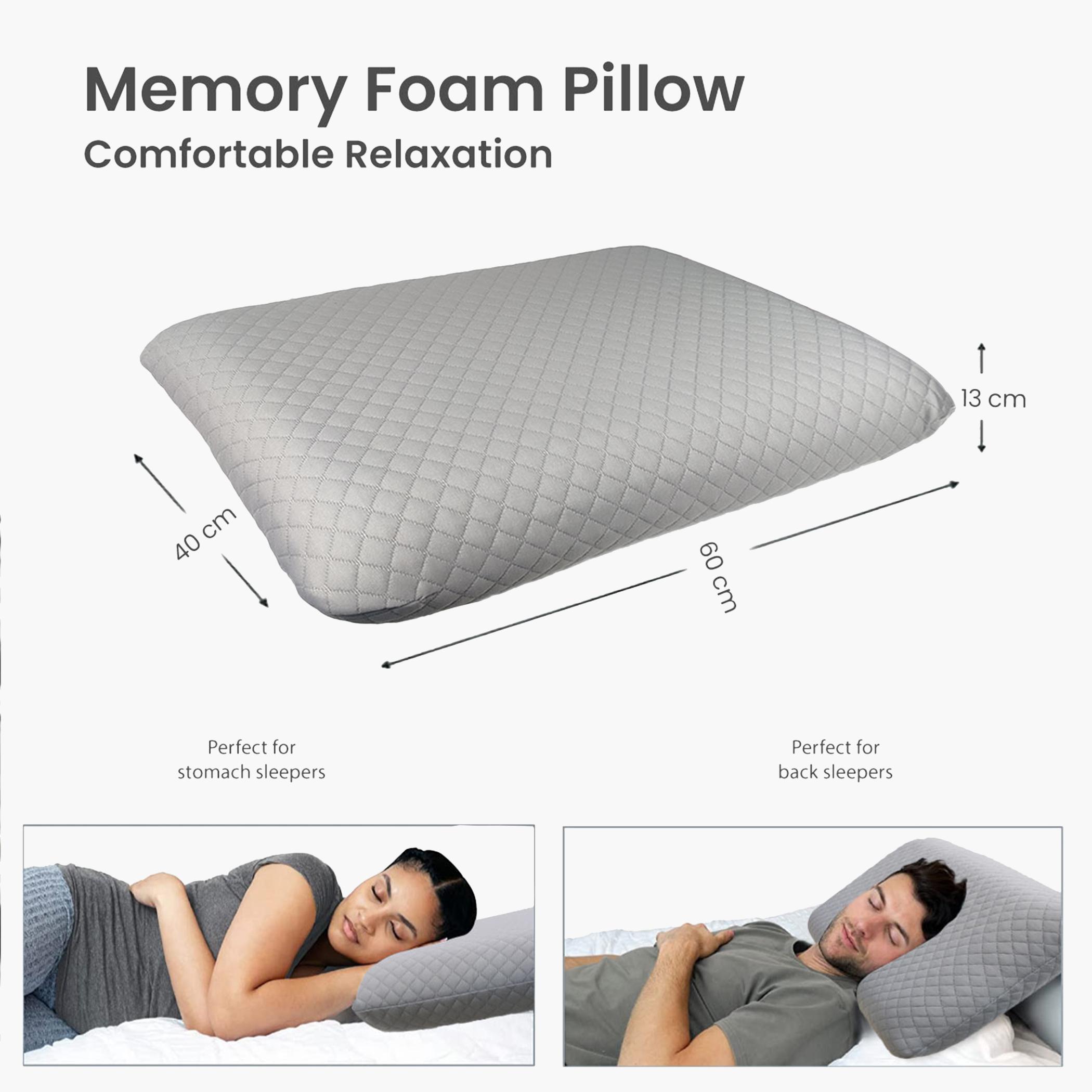 وسادة ميموري فوم كلاسيك بريث إيزي سابونيتا من آلتيما -hbxdecorandfurnishings-bedding-duvetsandpillows-image-4