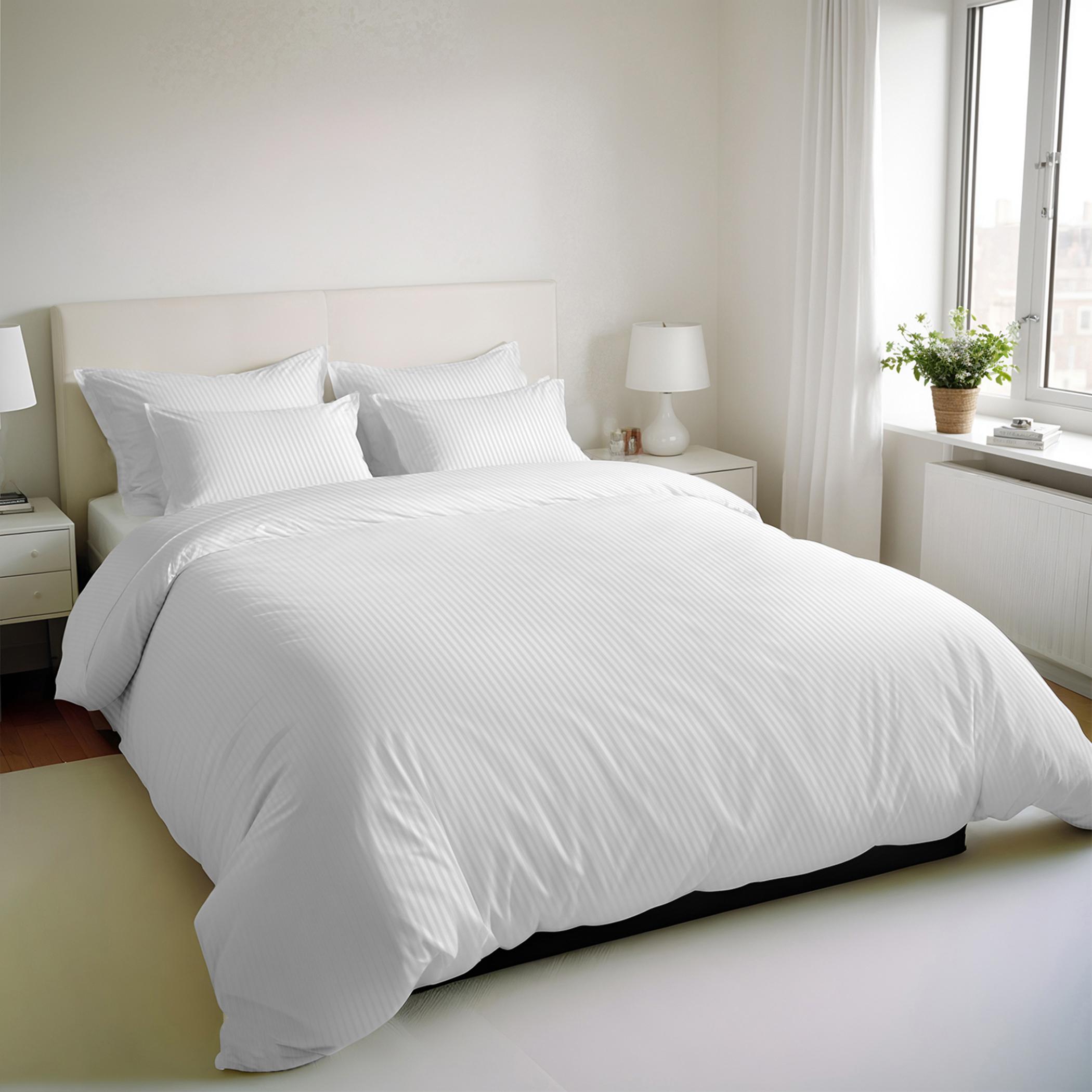 طقم غطاء لحاف كينج مقّلم -6 قطع - آلتيما  - 220x240 سم-hbxdecorandfurnishings-bedding-duvetsandpillows-image-2