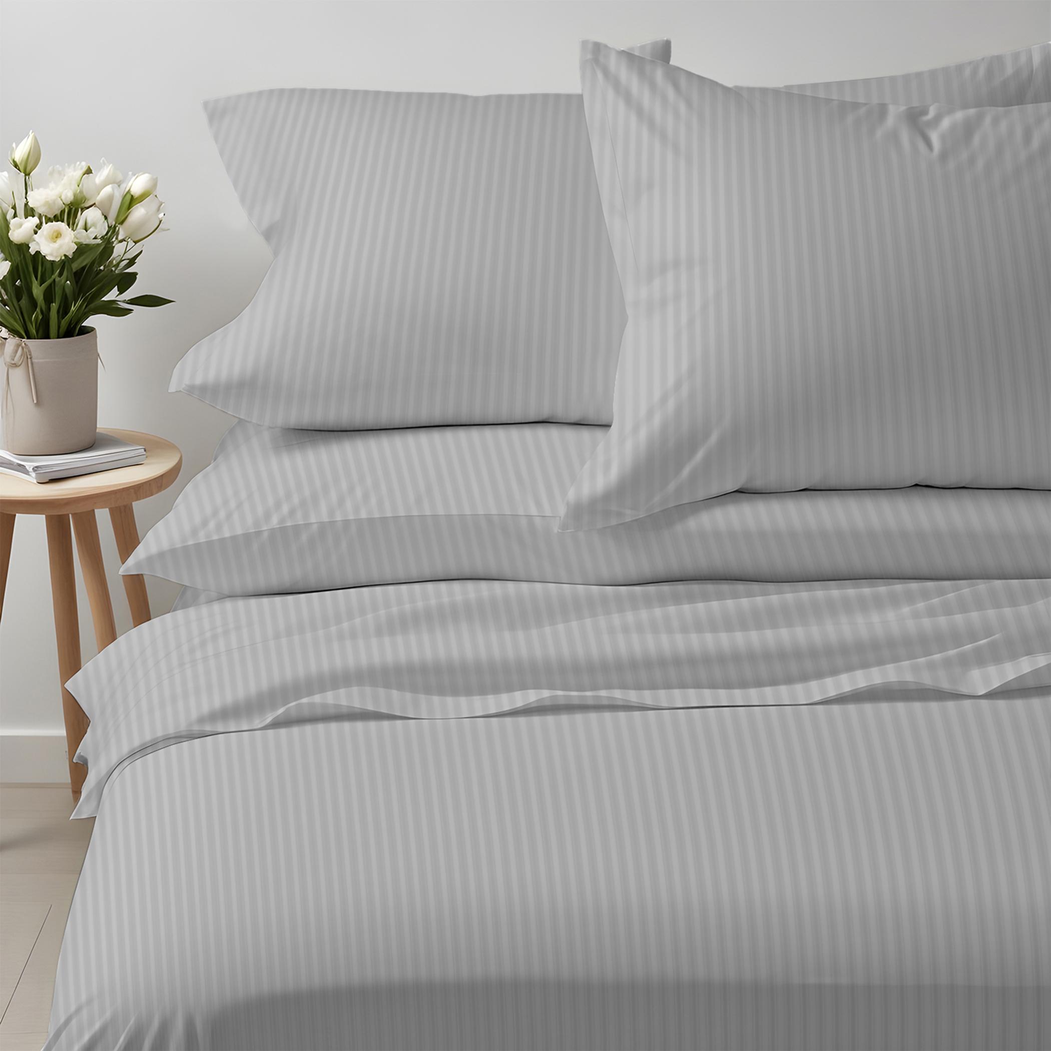 طقم غطاء لحاف سوبر كينج مقّلم 6 قطع من آلتيما  - 240x260 سم-hbxdecorandfurnishings-bedding-duvetsandpillows-image-1