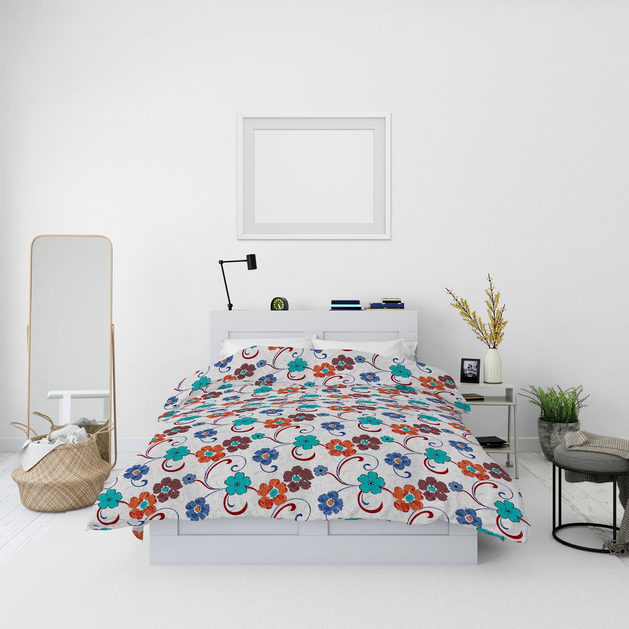 لحاف رول كينج بطبعات من آلتيما  - 220x240 سم-hbxbedroom-bedding-comfortersets-image-2