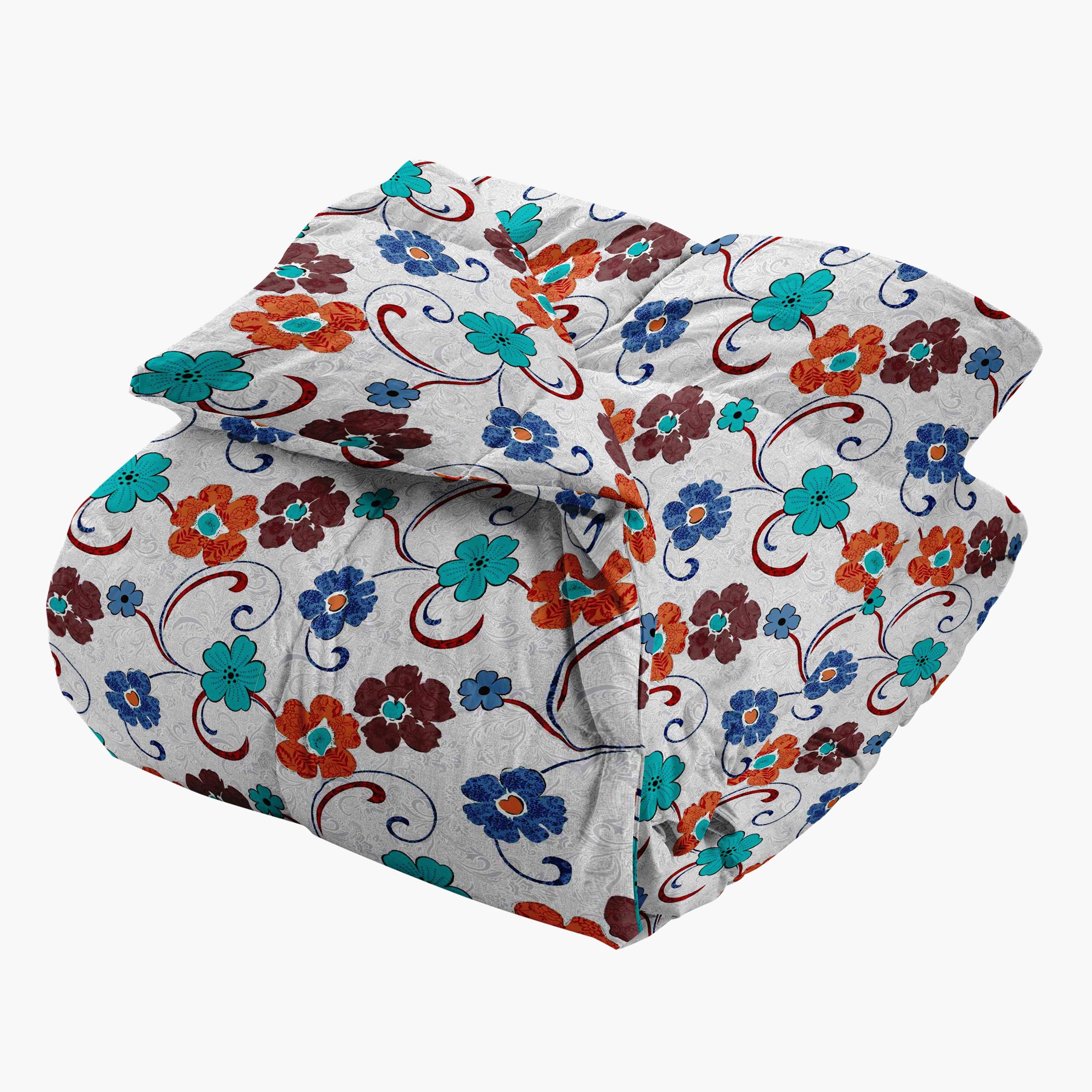 لحاف رول كينج بطبعات من آلتيما  - 220x240 سم-hbxbedroom-bedding-comfortersets-image-3