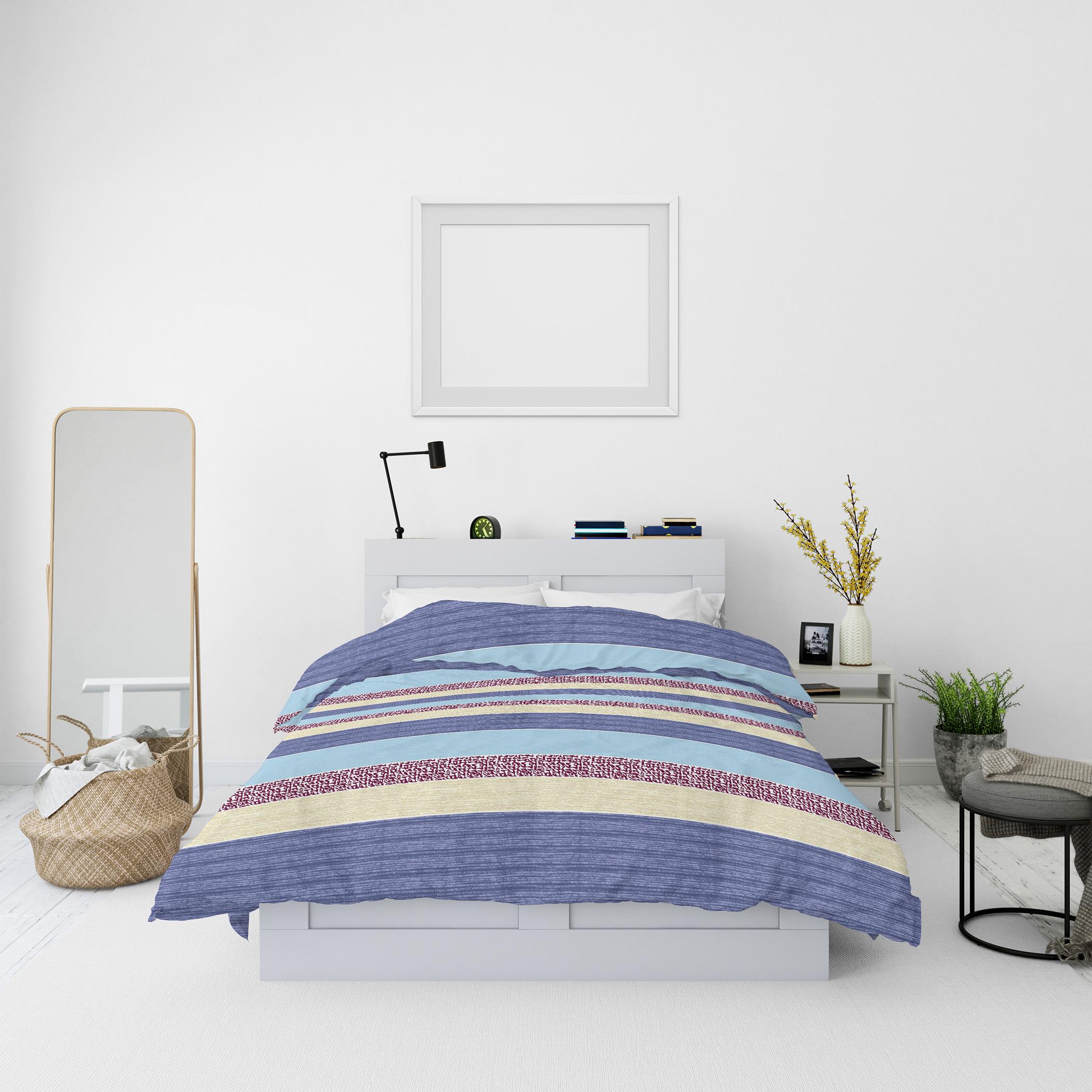 لحاف رول كينج بطبعات من آلتيما  - 220x240 سم-hbxbedroom-bedding-comfortersets-image-2