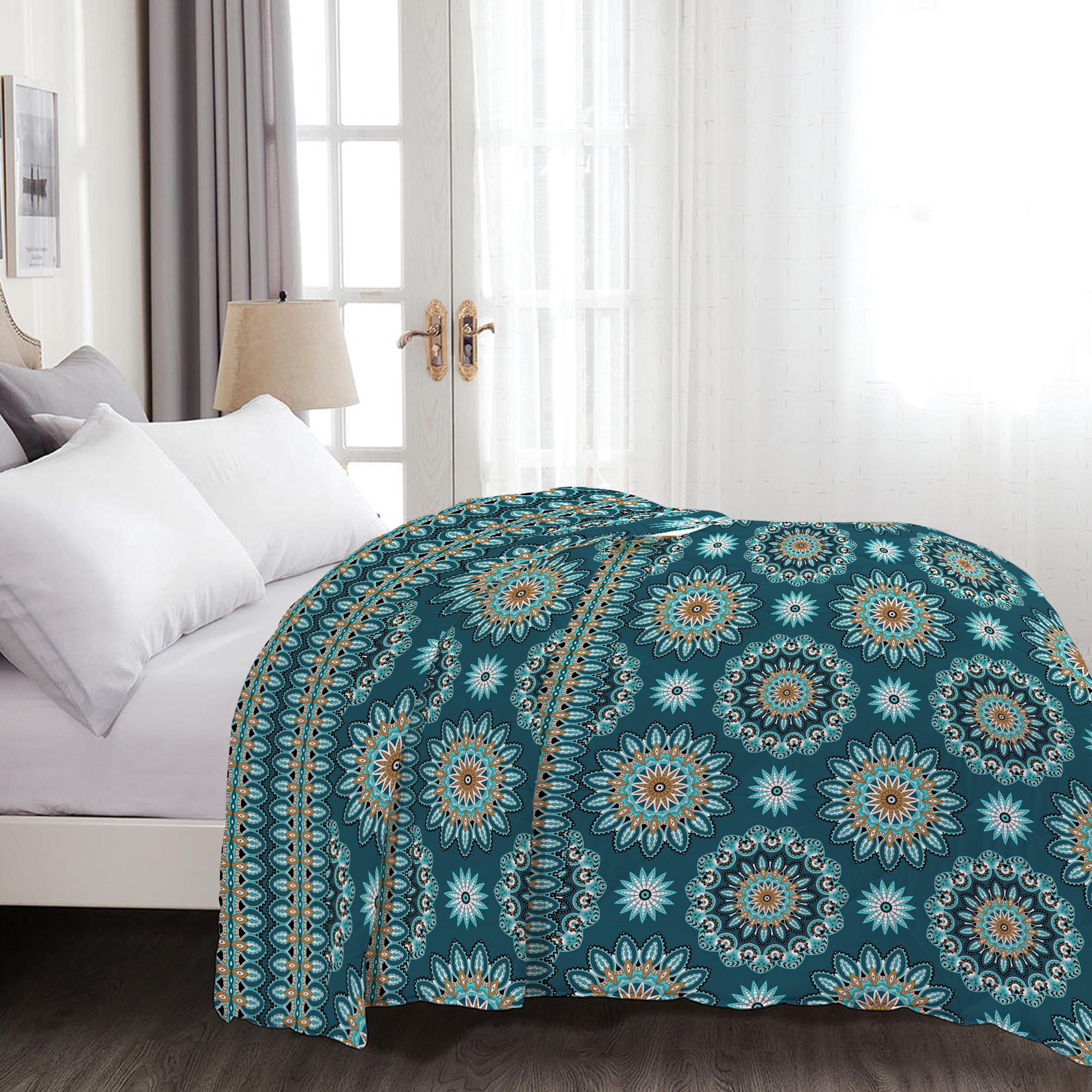 لحاف رول كينج بطبعات من آلتيما  - 220x240 سم-hbxbedroom-bedding-comfortersets-image-1
