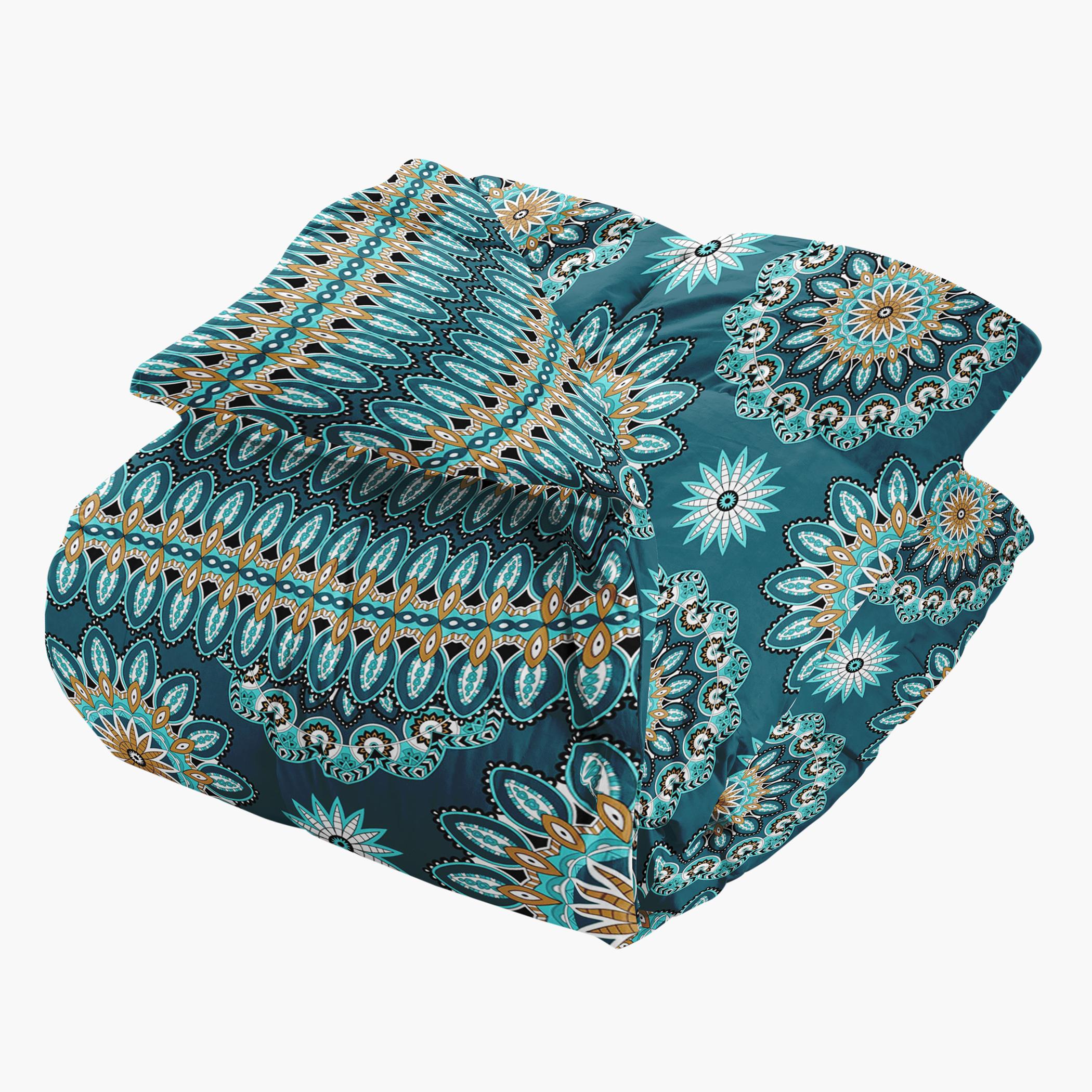 لحاف رول كينج بطبعات من آلتيما  - 220x240 سم-hbxbedroom-bedding-comfortersets-image-4