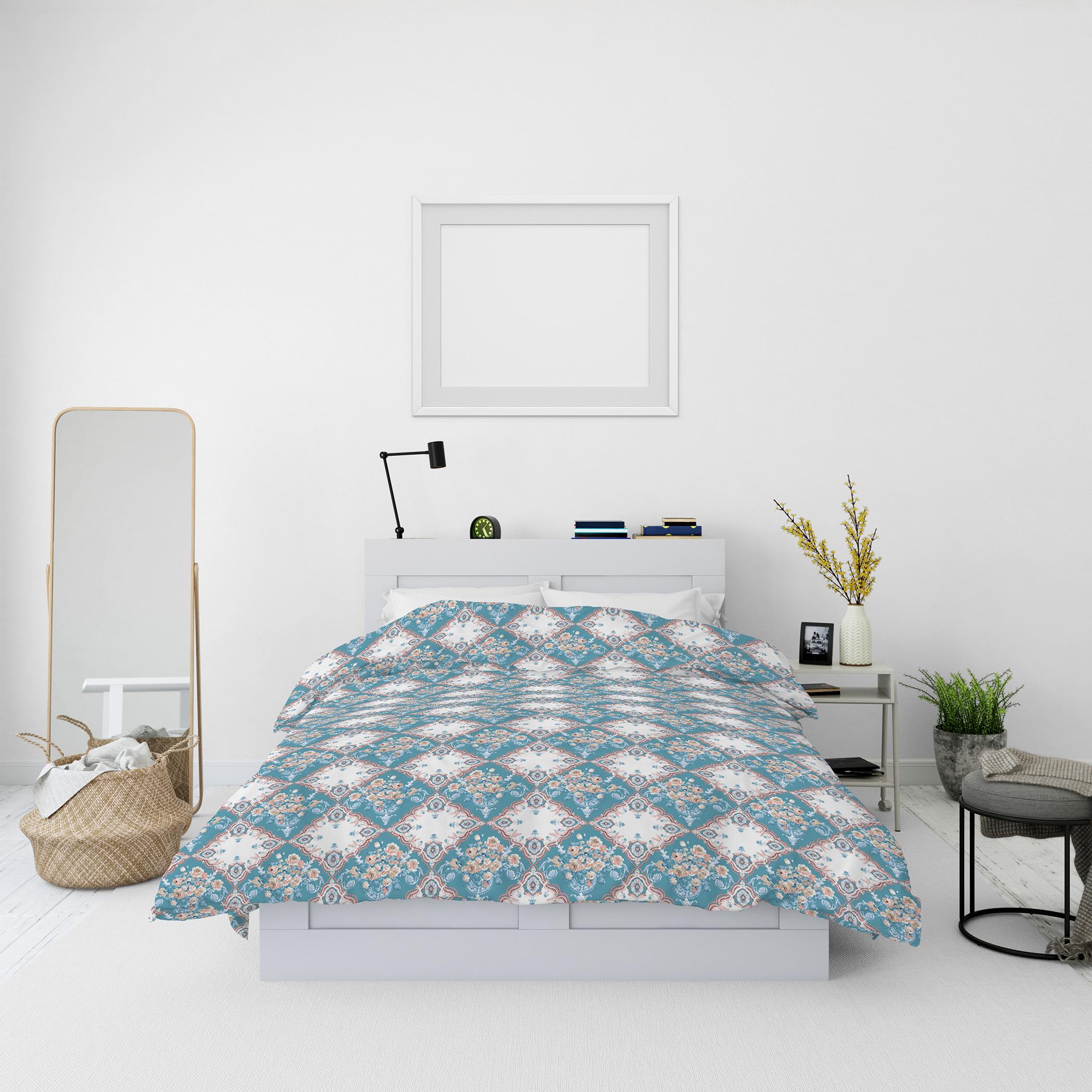 لحاف كينج رول بطبعات من آلتيما  - 220x240 سم-hbxbedroom-bedding-comfortersets-image-2