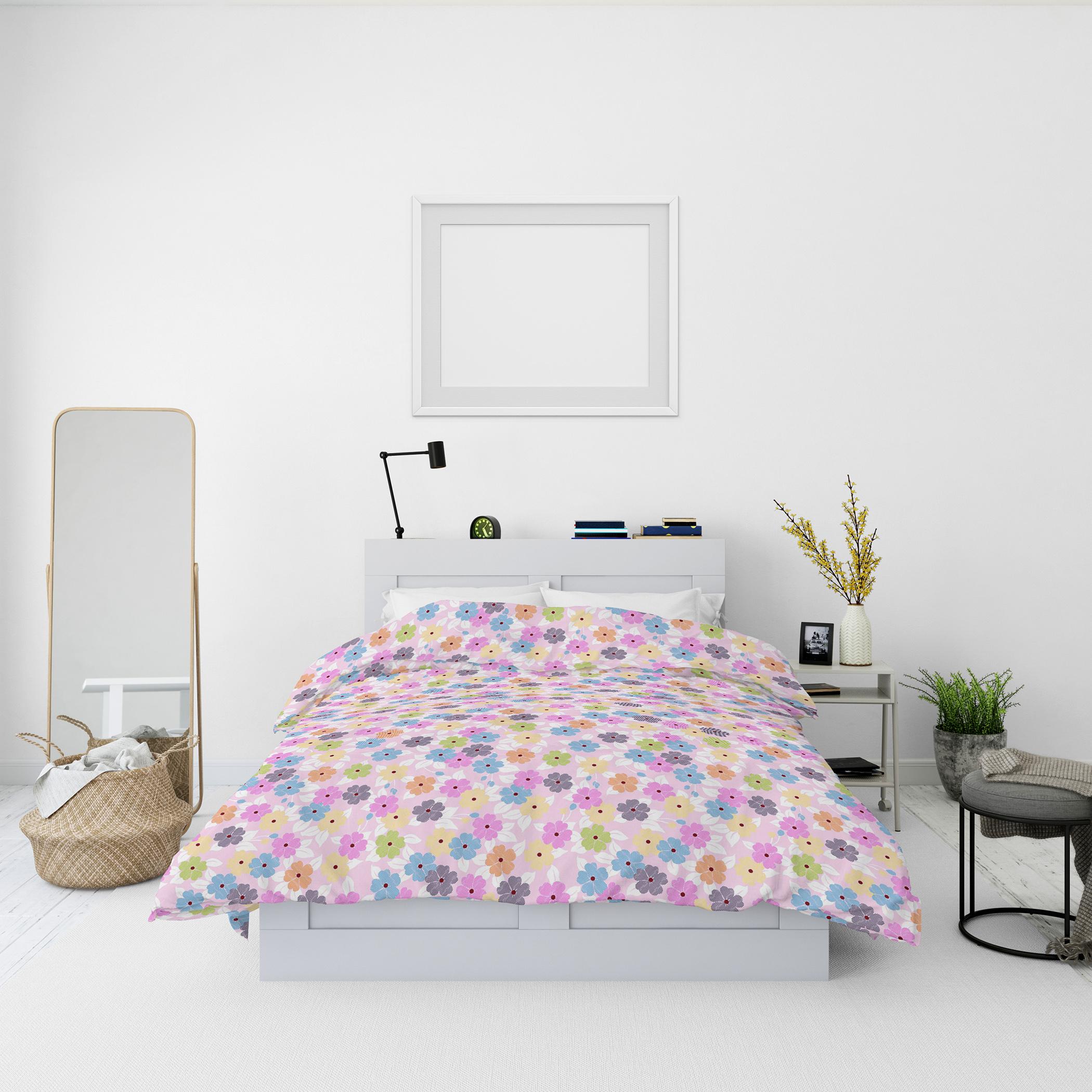 لحاف رول كينج بطبعات من آلتيما  - 220x240 سم-hbxbedroom-bedding-comfortersets-image-2