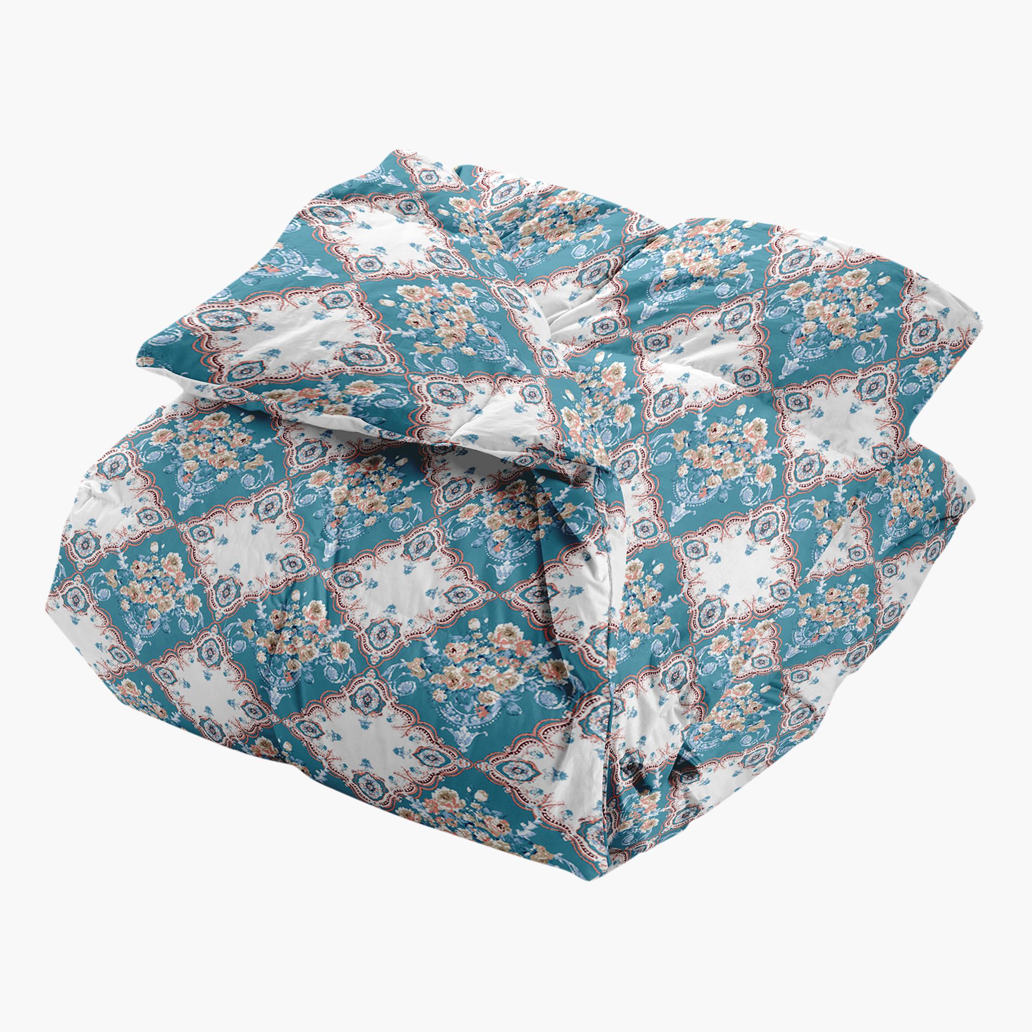لحاف رول سوبر كينج بطبعات من آلتيما  - 240x260 سم-hbxbedroom-bedding-comfortersets-image-4