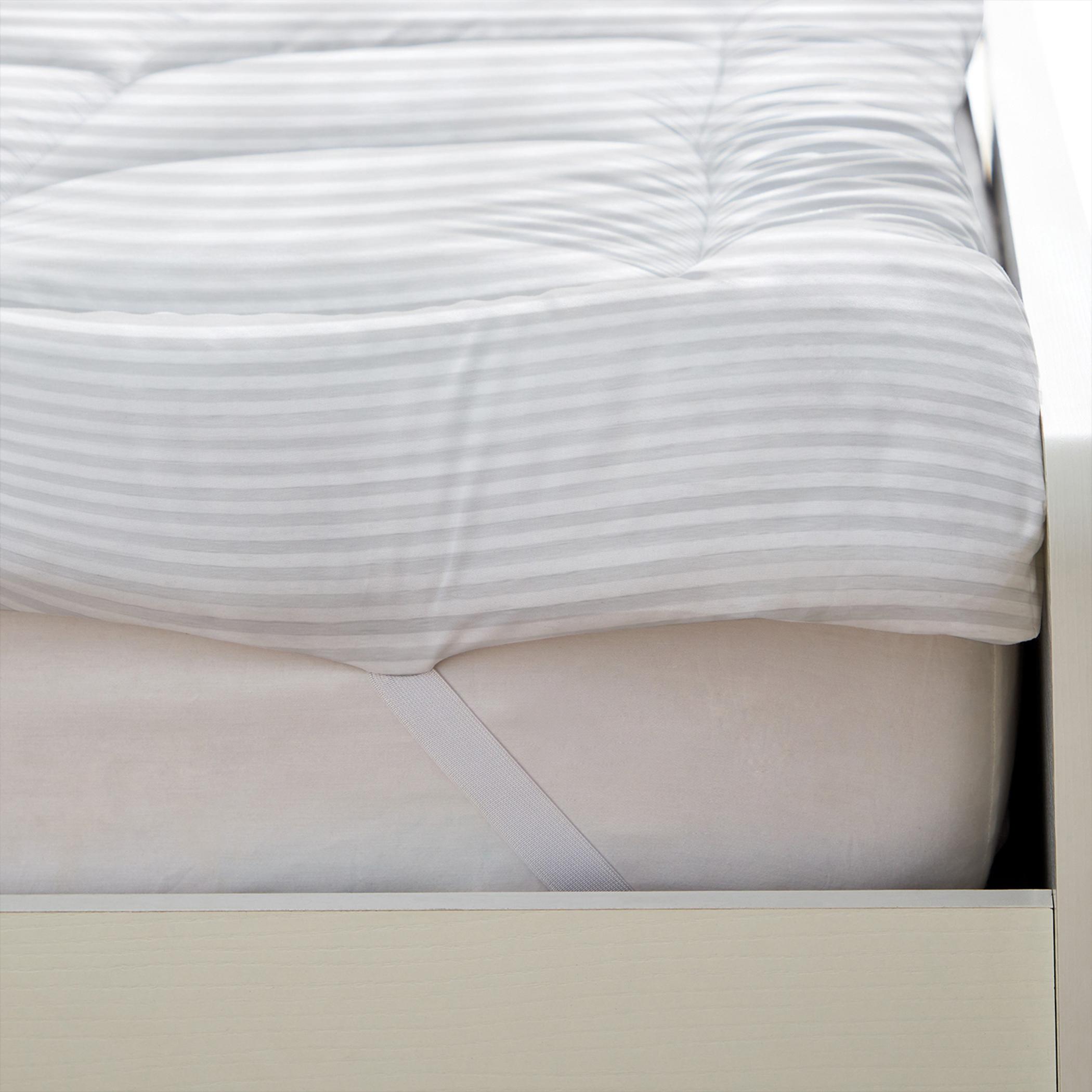 لبادة مرتبة سوبر كينج مخططة من آلتيما  - 200x200+5 سم-hbxbedroom-bedding-protectorsandtoppers-image-2