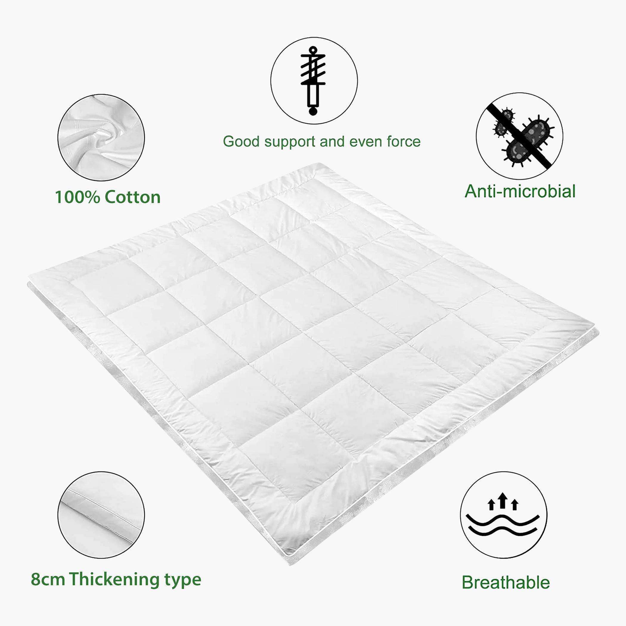 لبادة مرتبة سوبر كينج سوبر سوفت من آلتيما  - 200x200+10 سم-hbxbedroom-bedding-protectorsandtoppers-image-4