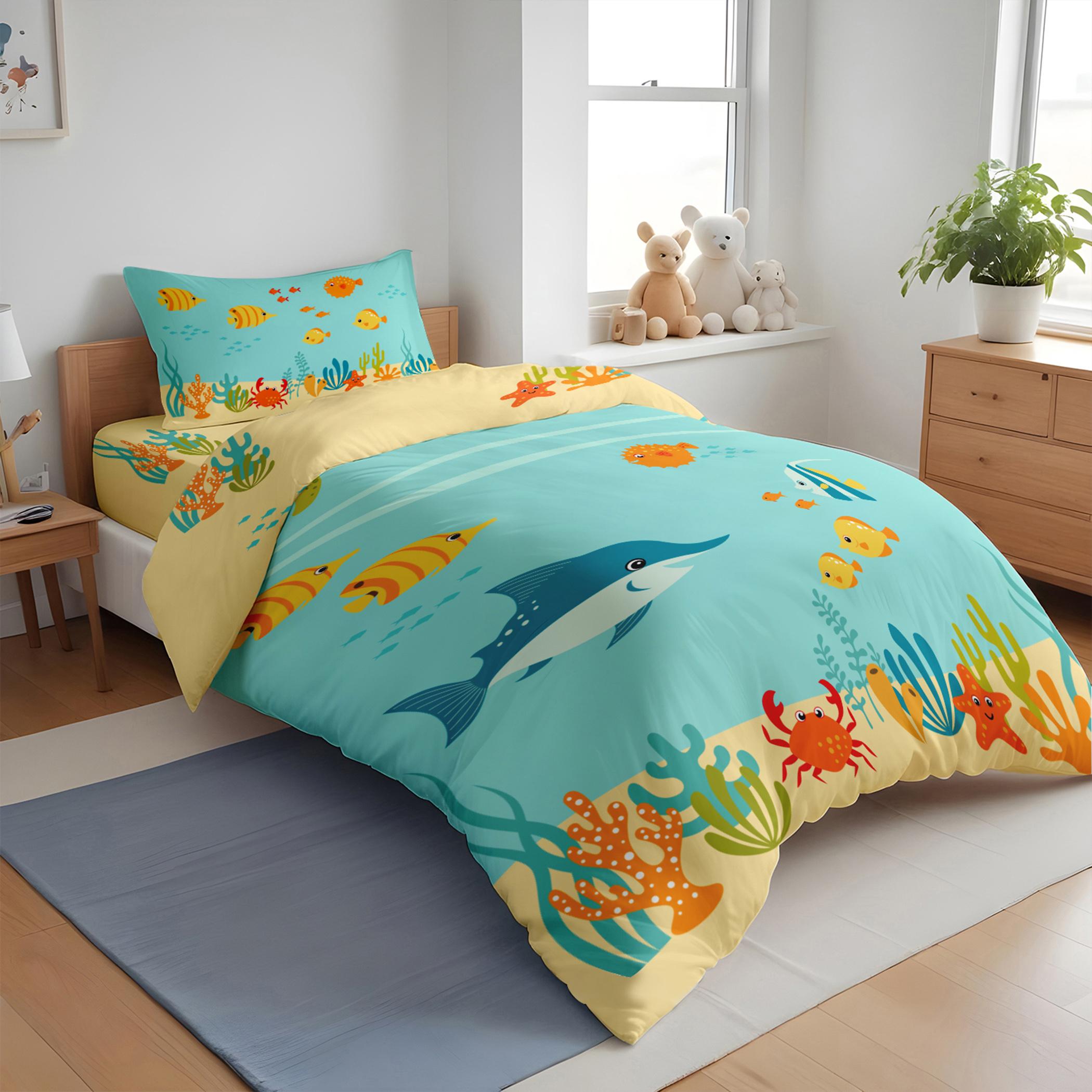 طقم غطاء لحاف فردي للأطفال 3 قطع من آلتيما  - 135x220 سم-hbxdecorandfurnishings-bedding-duvetsandpillows-image-1