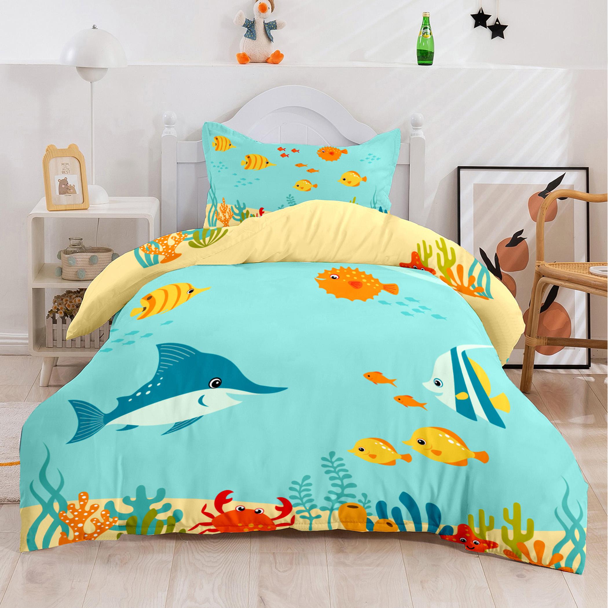 طقم غطاء لحاف فردي للأطفال 3 قطع من آلتيما  - 135x220 سم-hbxdecorandfurnishings-bedding-duvetsandpillows-image-2