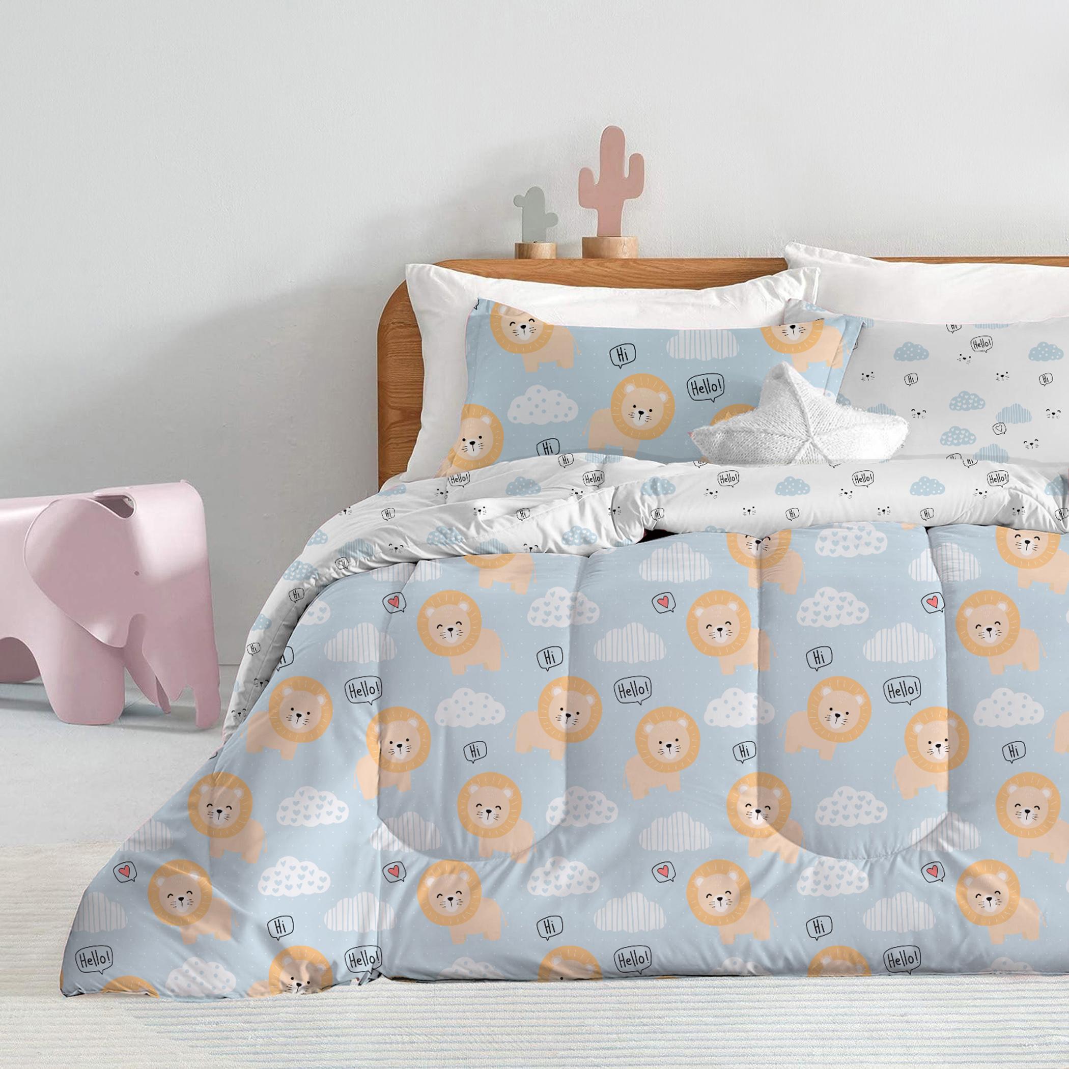 طقم غطاء لحاف توين للأطفال - 4 قطع من آلتيما  - 160x220 سم-hbxdecorandfurnishings-bedding-duvetsandpillows-image-1