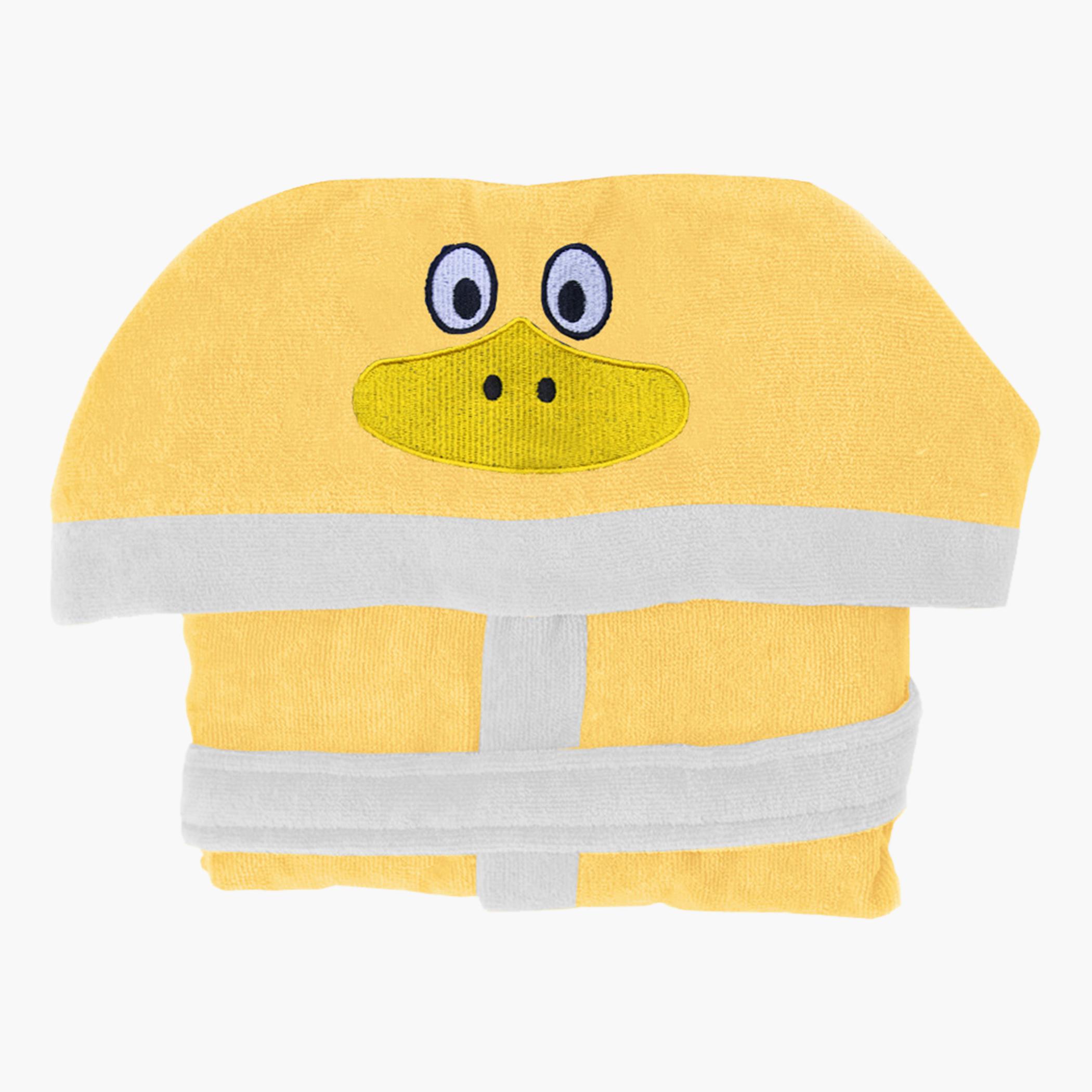 روب استحمام للأطفال بقبّعة وحزام ربط وتطريز بطة من آلتيما  - 4-6 سنوات-hbxhomeware-kidsessentials-kidsbathrobes-image-1