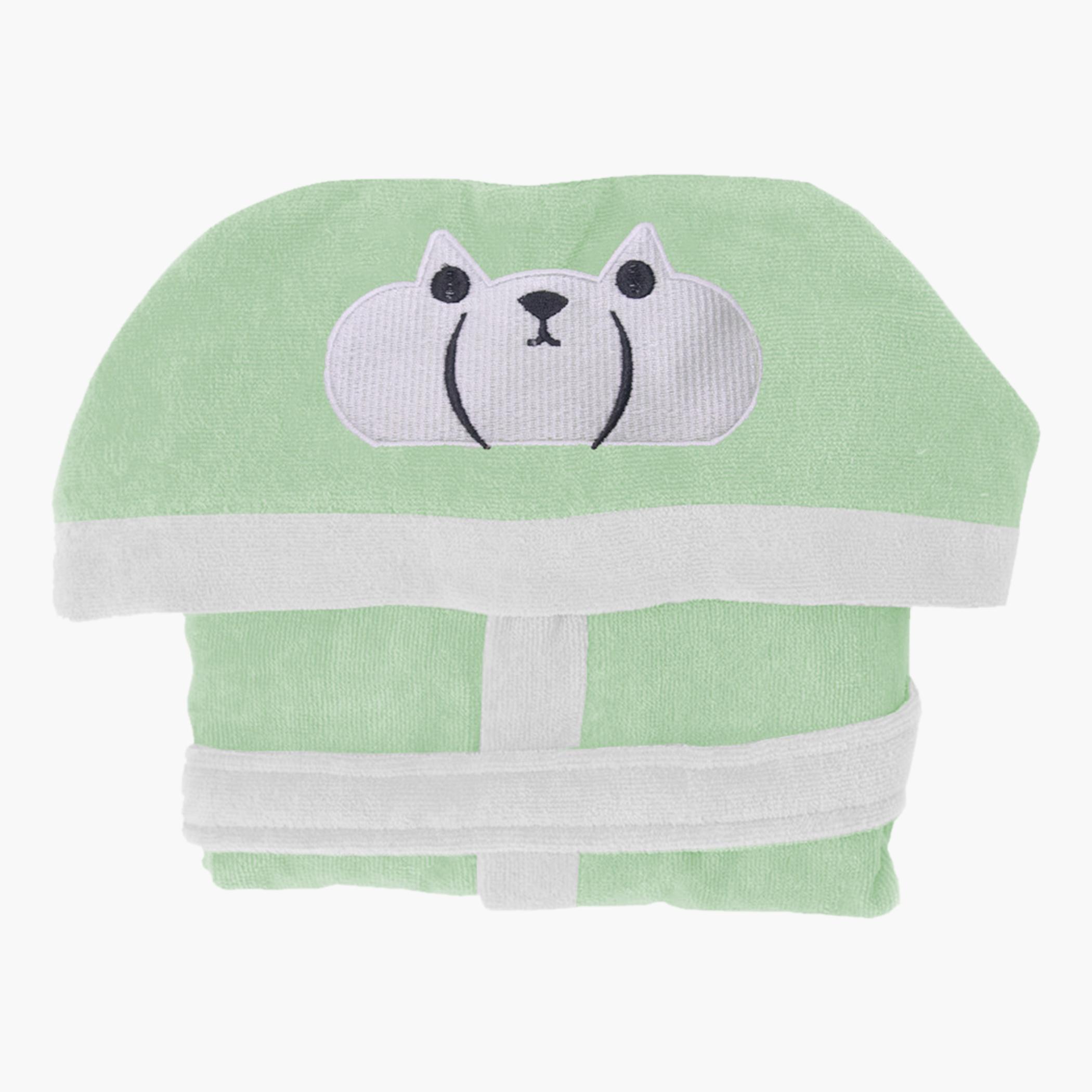 روب استحمام للأطفال بقبّعة وحزام ربط وتطريز دب من آلتيما  - 4-6 سنوات-hbxhomeware-kidsessentials-kidsbathrobes-image-1