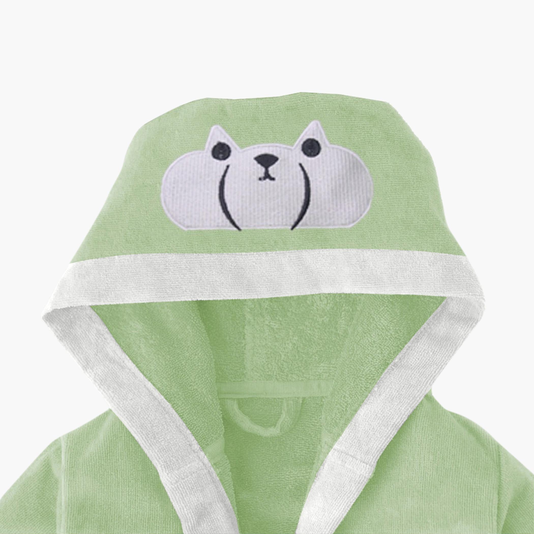 روب استحمام للأطفال بقبّعة وحزام ربط وتطريز دب من آلتيما  - 4-6 سنوات-hbxhomeware-kidsessentials-kidsbathrobes-image-5