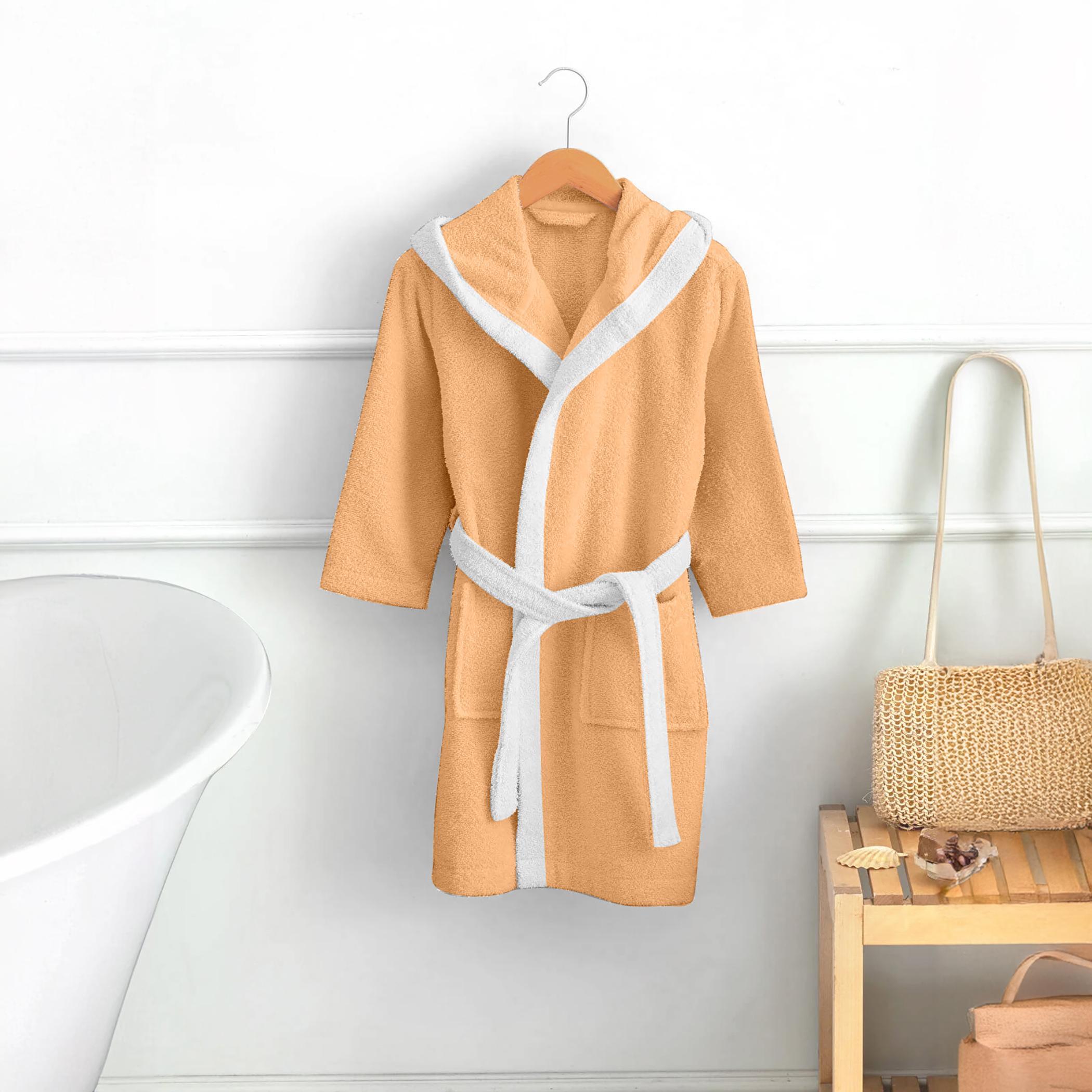روب حمام بتطريز دب للأطفال بقبّعة وحزام ربط من آلتيما  - 8-10 سنوات-hbxhomeware-kidsessentials-kidsbathrobes-image-1
