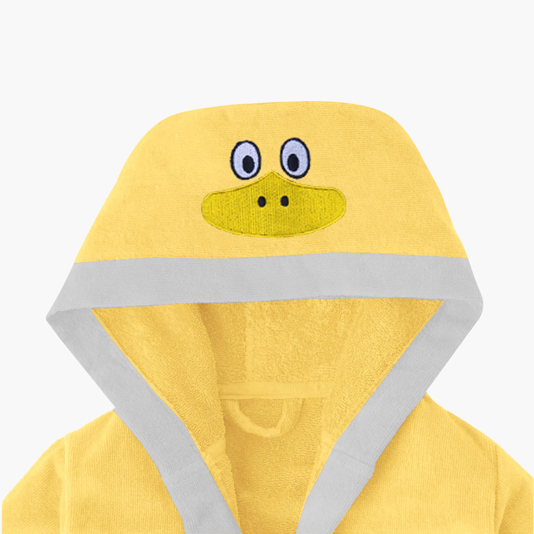 روب استحمام للأطفال بقبّعة وحزام ربط وتطريز بطة من آلتيما  - 8-10 سنوات-hbxhomeware-kidsessentials-kidsbathrobes-image-5