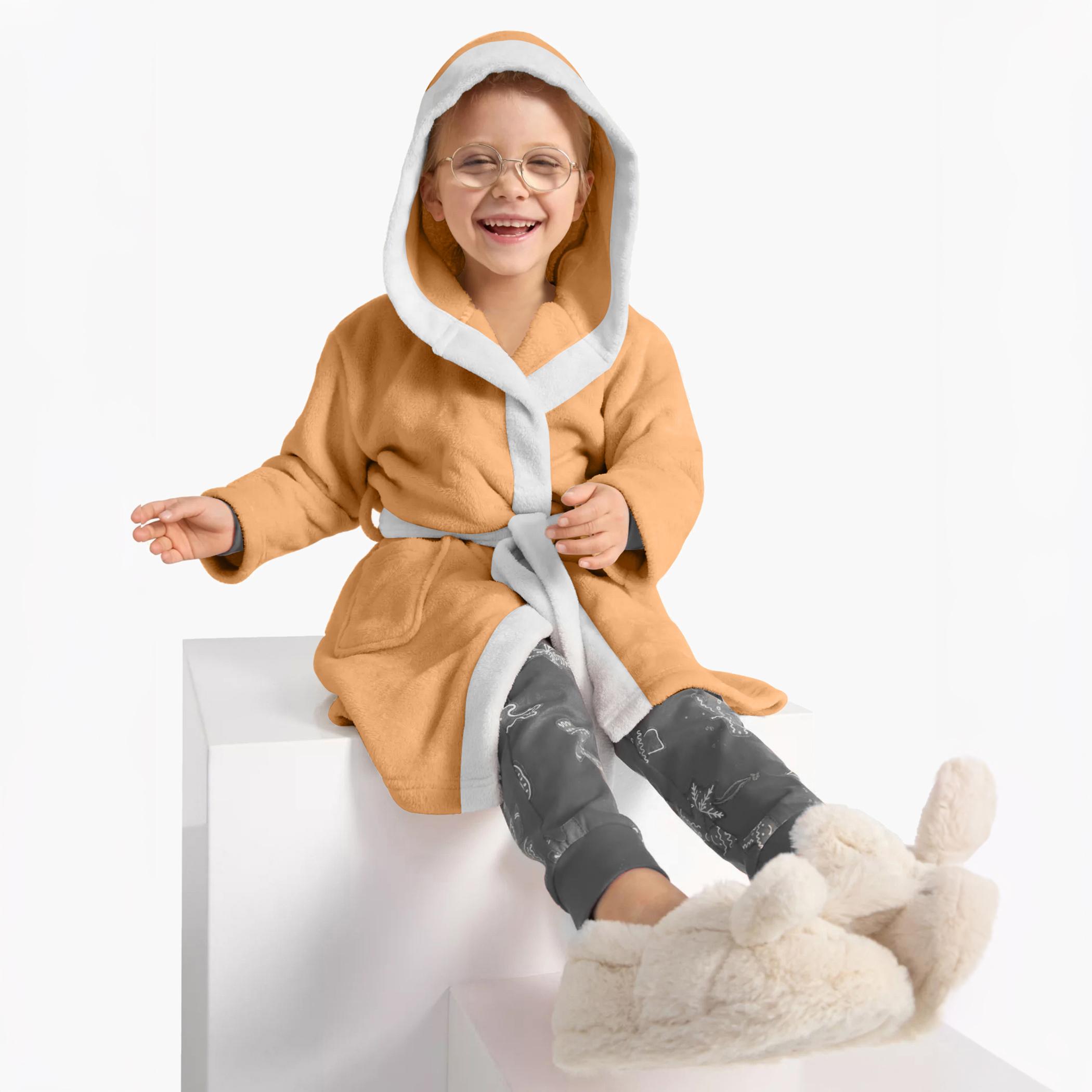 روب استحمام بتطريز دب للأطفال بقبّعة وحزام ربط من آلتيما  - 12-14 سنوات-hbxhomeware-kidsessentials-kidsbathrobes-image-2
