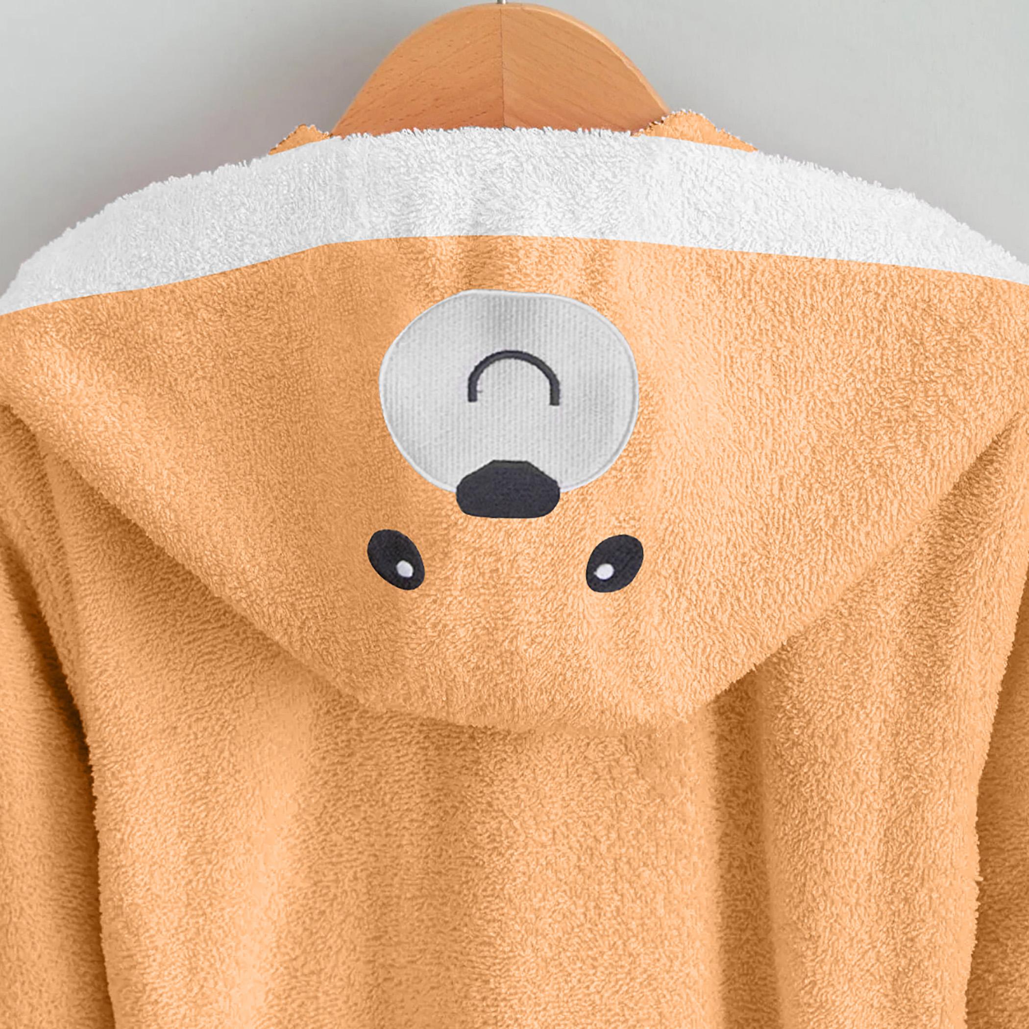 روب استحمام بتطريز دب للأطفال بقبّعة وحزام ربط من آلتيما  - 12-14 سنوات-hbxhomeware-kidsessentials-kidsbathrobes-image-5