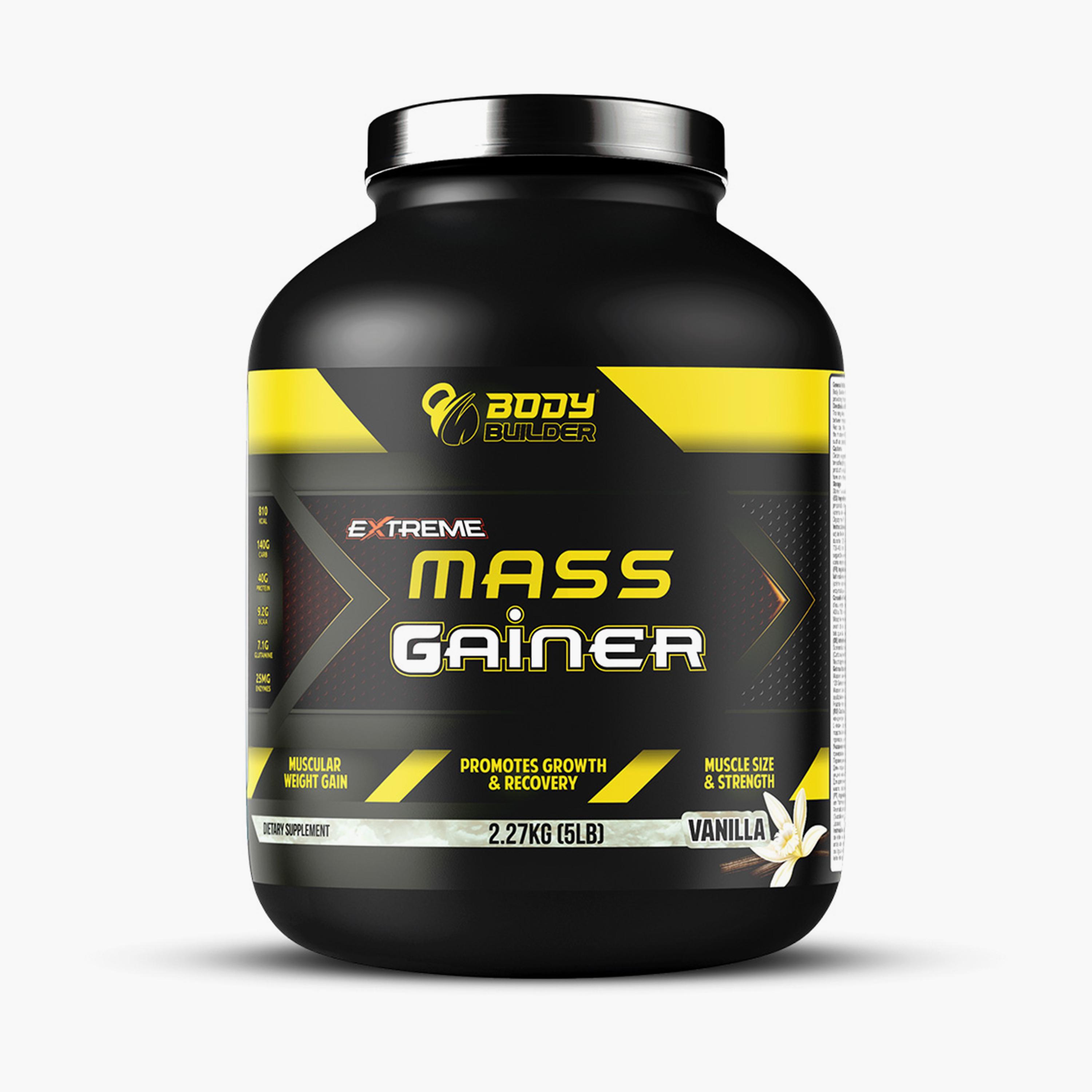 Extreme Mass Gainer, Vanilla, 5 LB-sports-nutrition-proteins-image-1