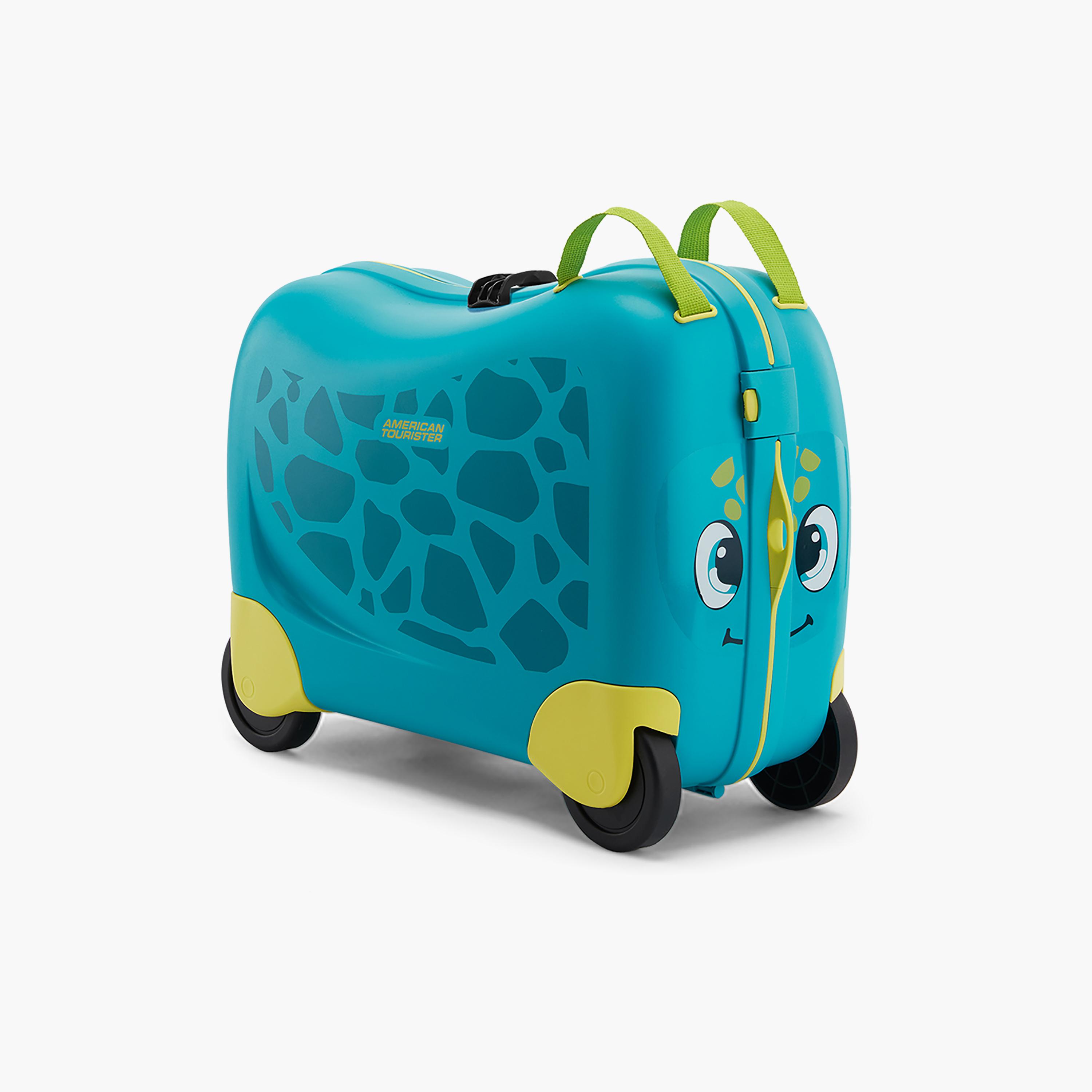 American Tourister 35 CM Turquoise Turtle Blue Skittle Kids Luggage with Wheels | FH064011-travel-kidstrolleyandbags-image-1