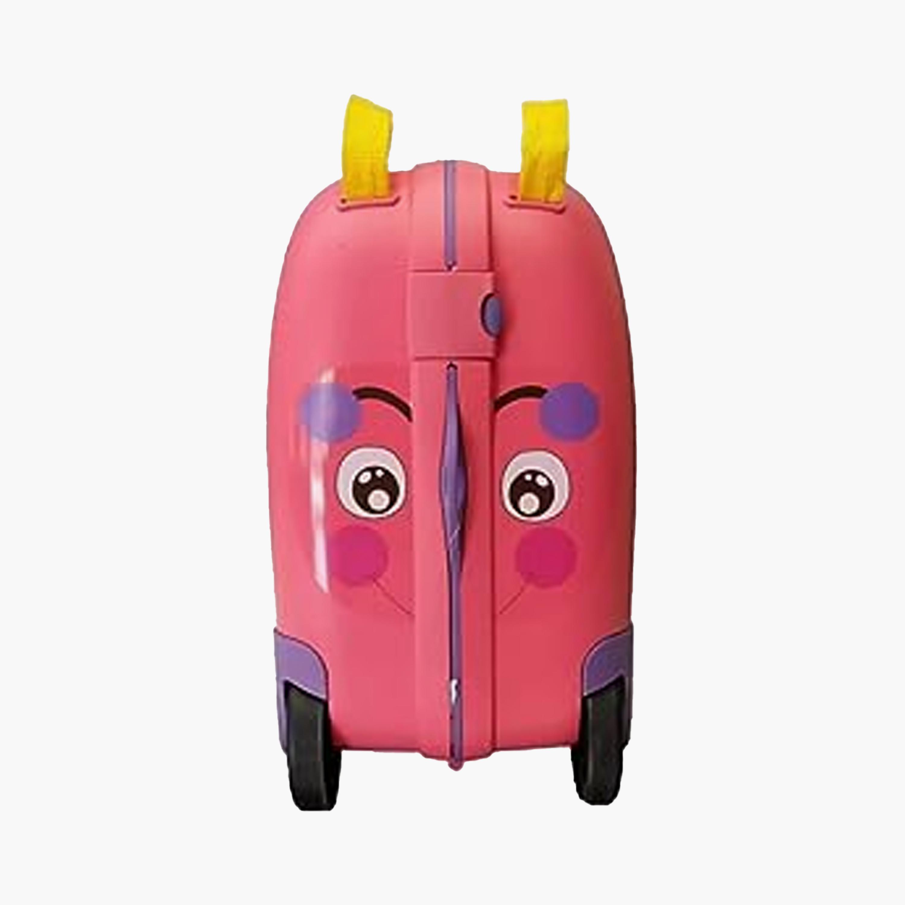 American Tourister 35 CM Pink Butterfly Skittle Kids Luggage with Wheels | FH090011-travel-kidstrolleyandbags-image-4