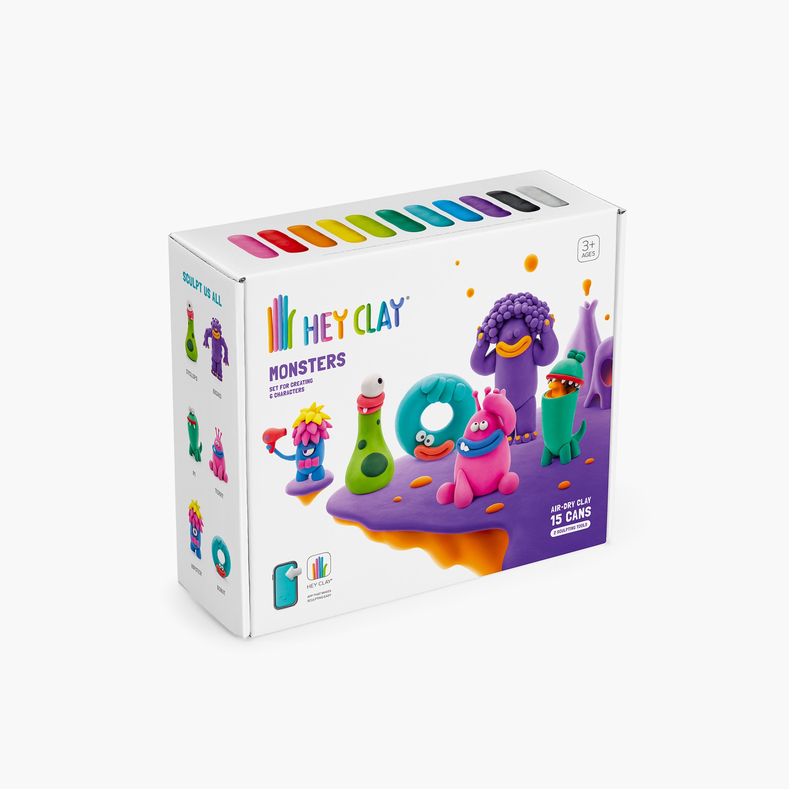 Hey Clay Monsters Air Dry Clay Kit-school-artsandcrafts-image-2
