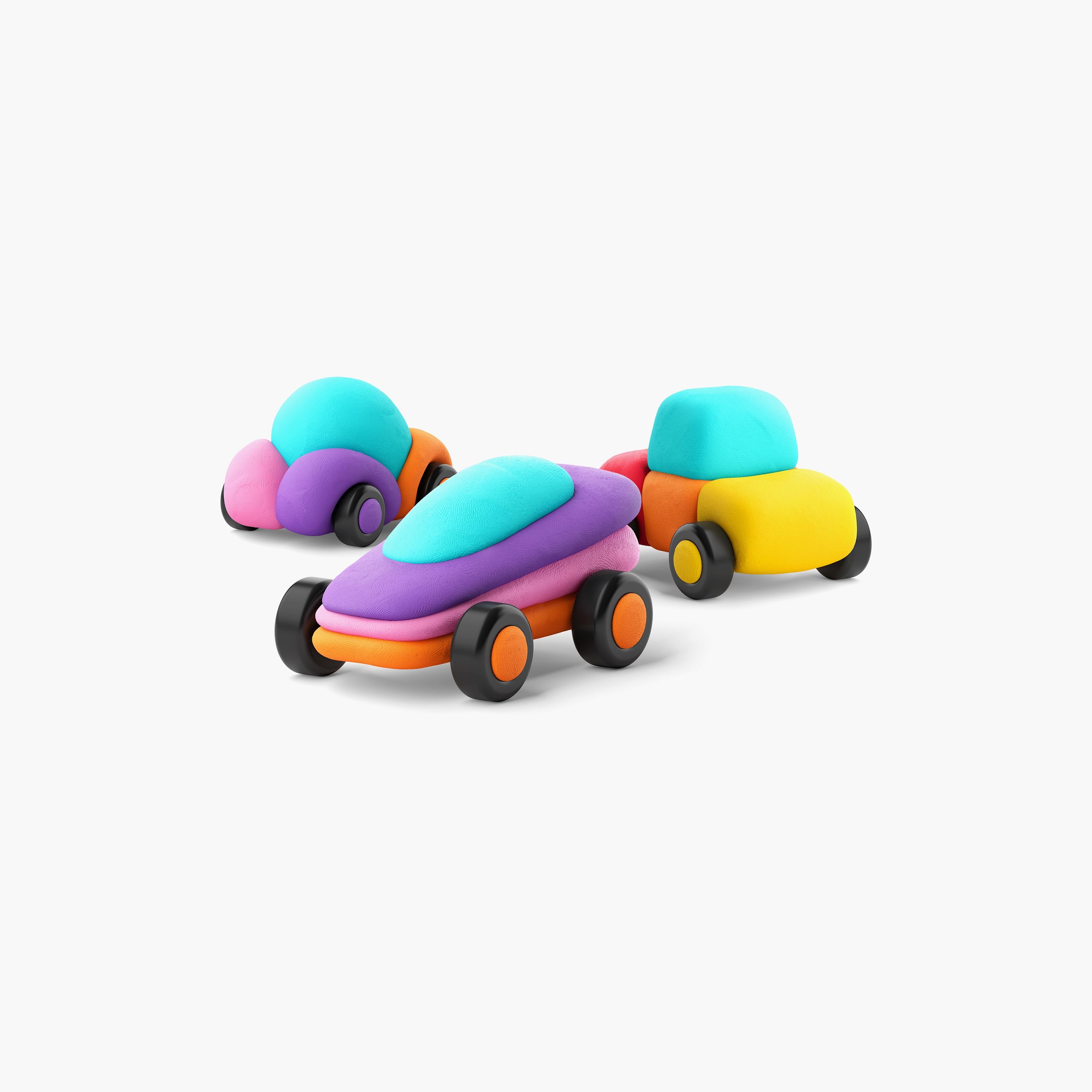 Hey Clay 6-Piece Happy Cars Air Dry Clay Kit-school-artsandcrafts-image-5