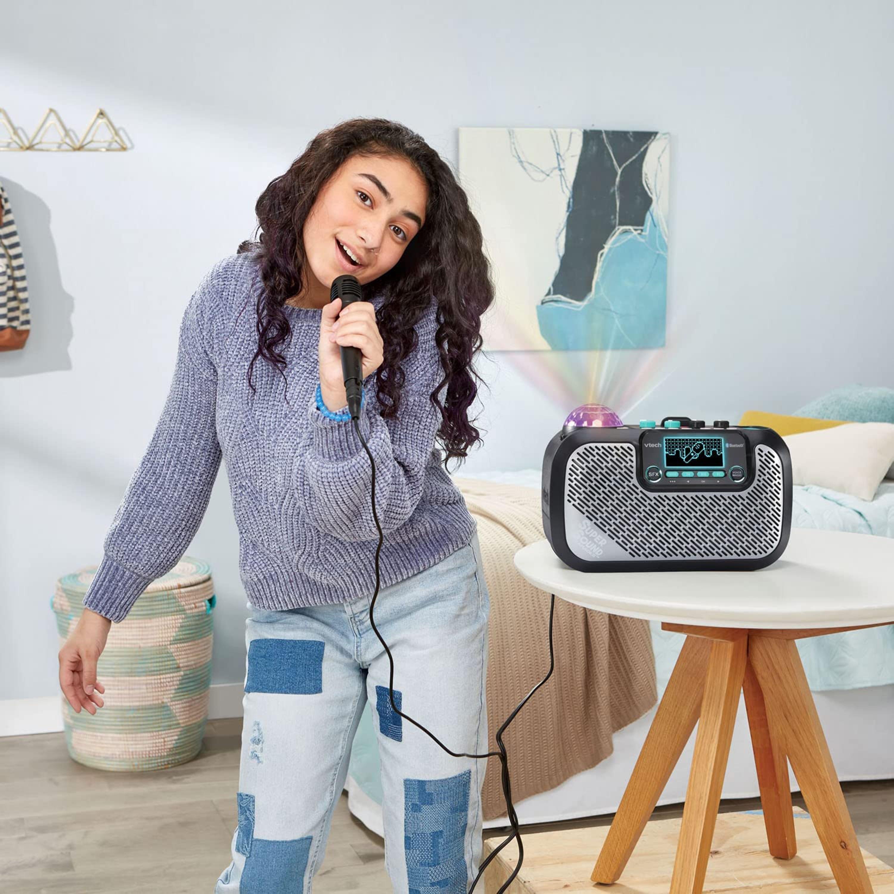 Vtech Super Sound Karaoke Speaker with Microphone-electronics-speakers-image-4