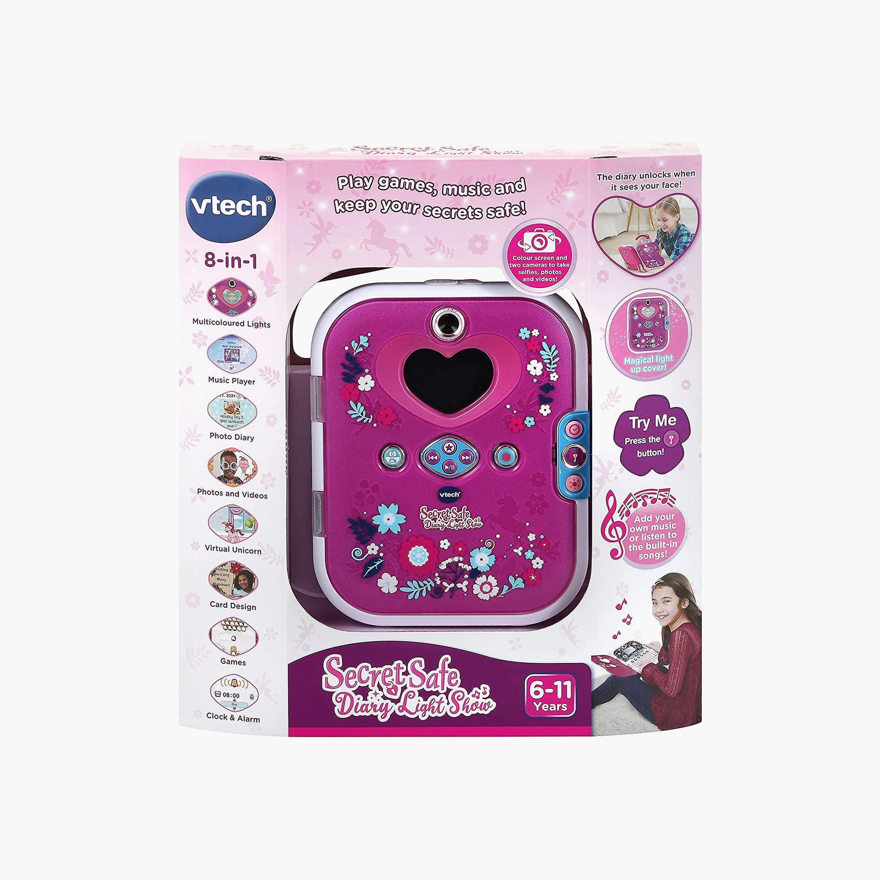 Vtech Secret Safe Diary Light Show-school-stationery-notebooks-image-2