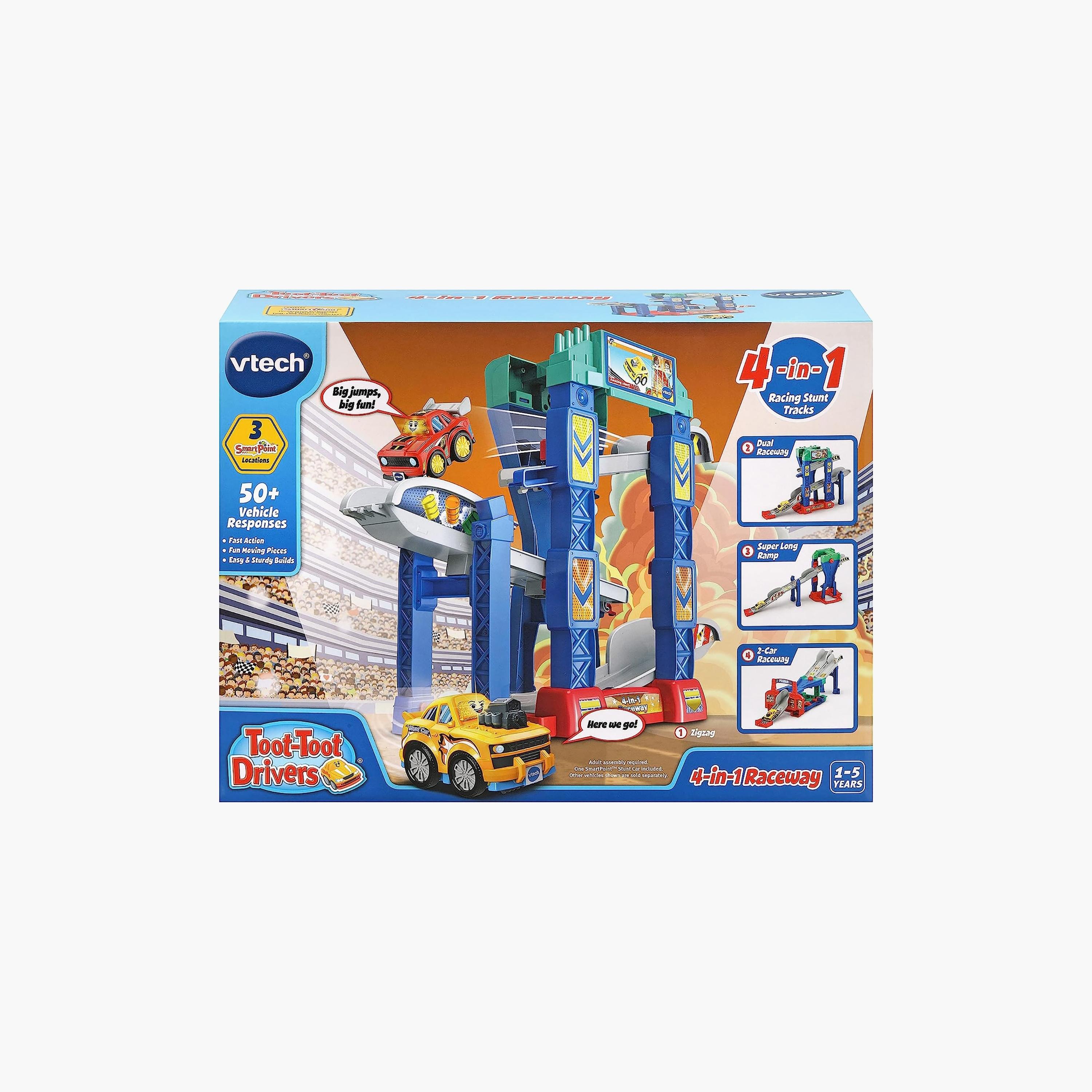 Vtech Toot Drivers 4-in-1 Raceway Playset-toys-playfigures-actionplaysets-image-2