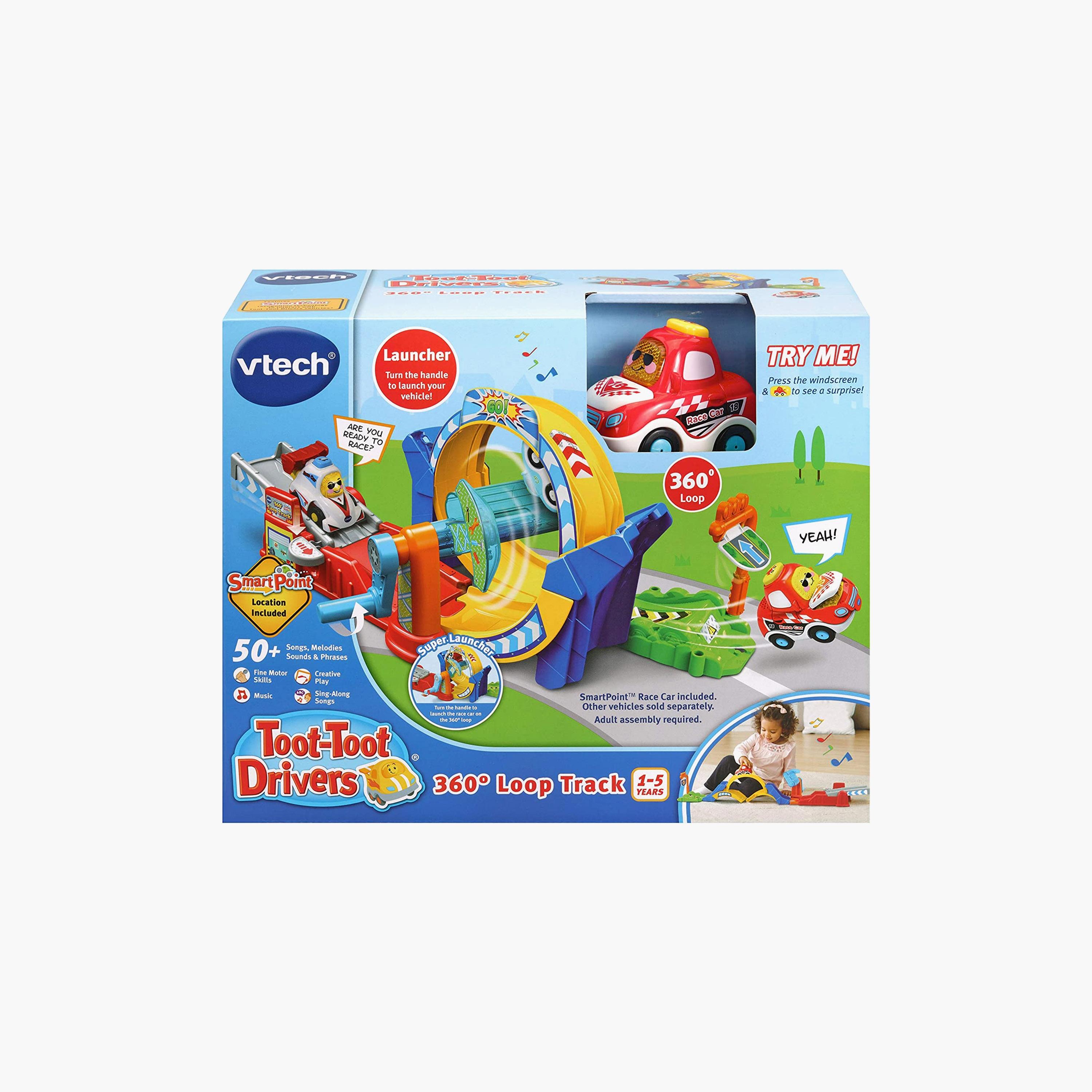 Vtech Toot-Toot Drivers 360 Degree Loop Track Playset-toys-playfigures-actionplaysets-image-4