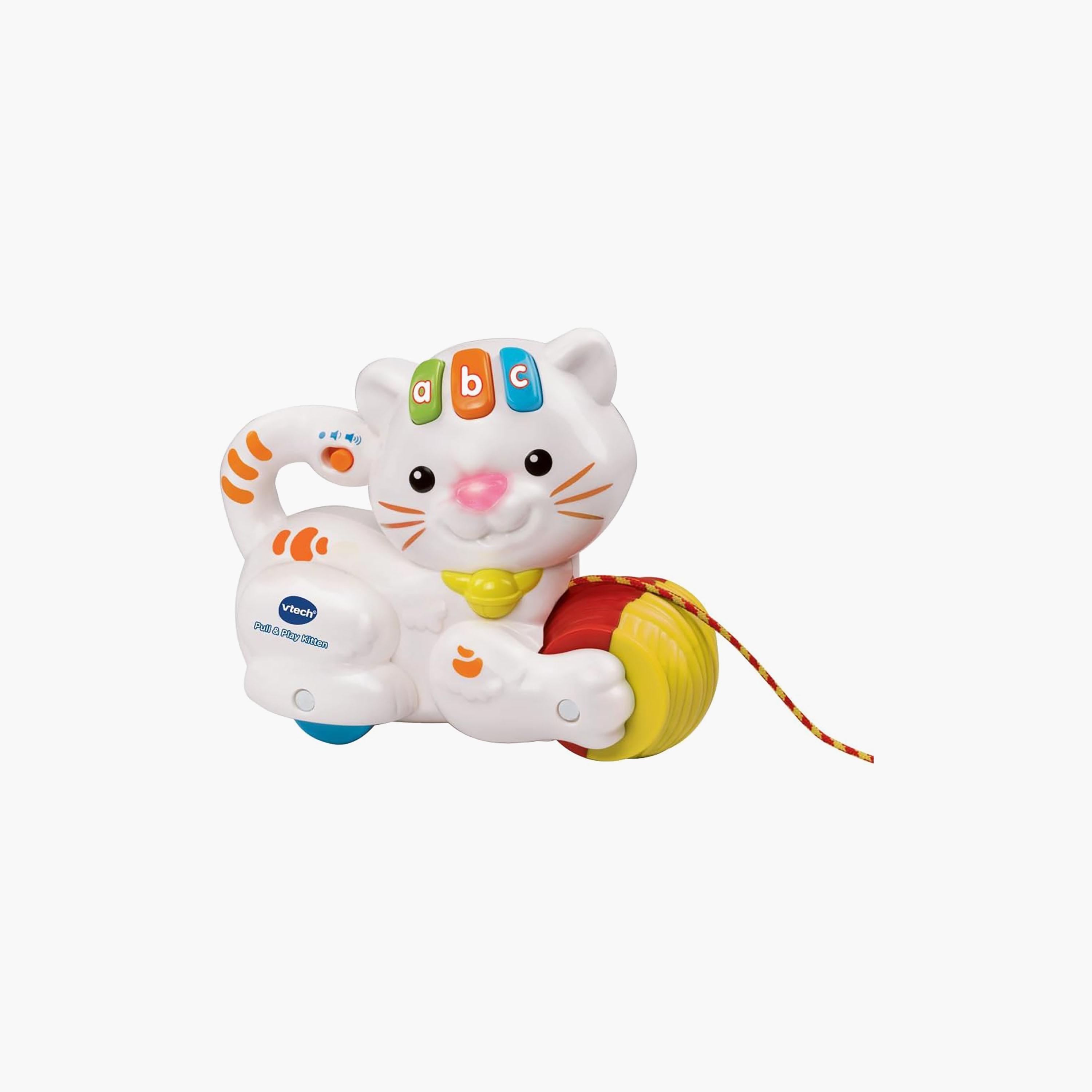 Vtech Pull & Play Kitten Interactive Toy-toys-babyandtoddlertoys-lightsandmusicaltoys-image-1