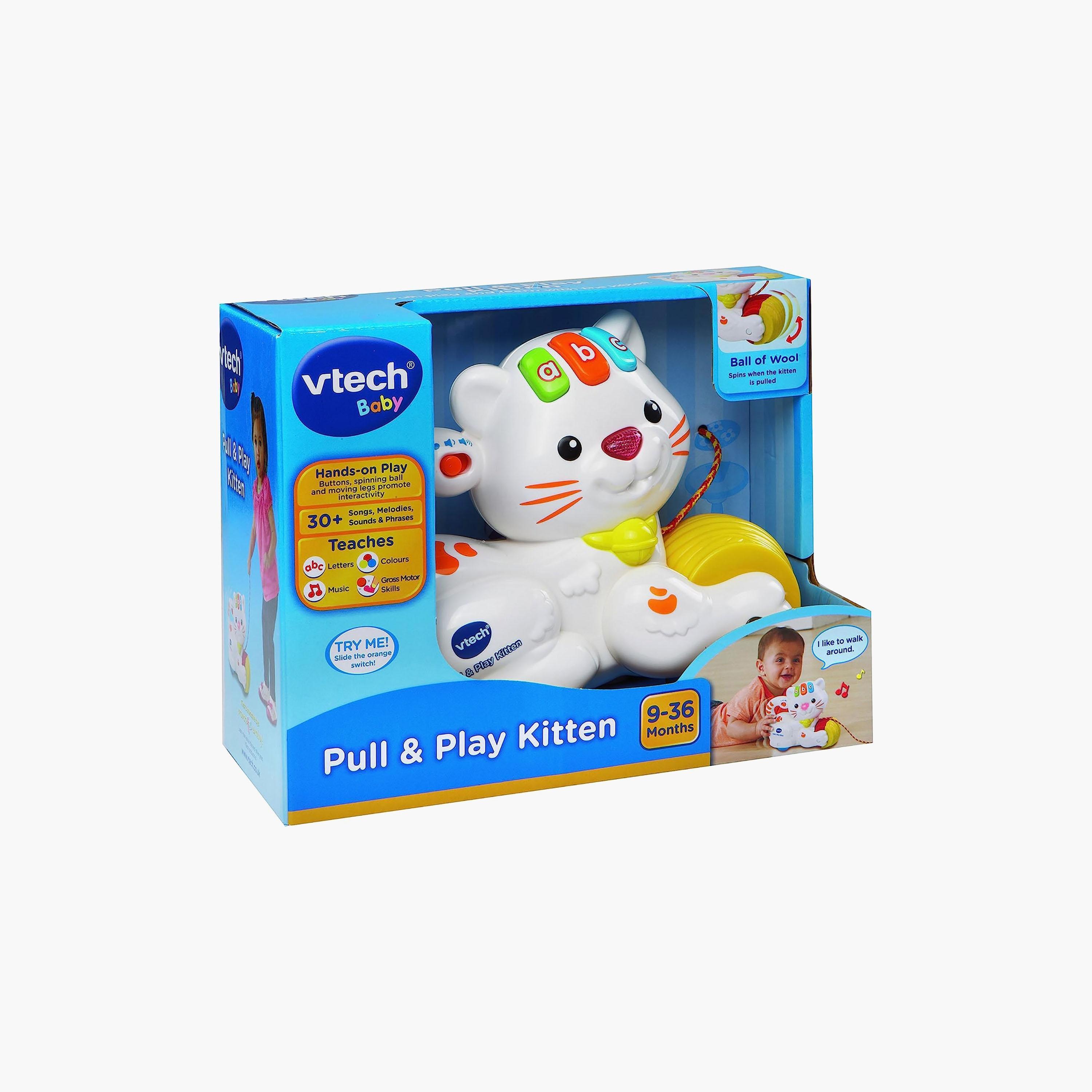 Vtech Pull & Play Kitten Interactive Toy-toys-babyandtoddlertoys-lightsandmusicaltoys-image-2