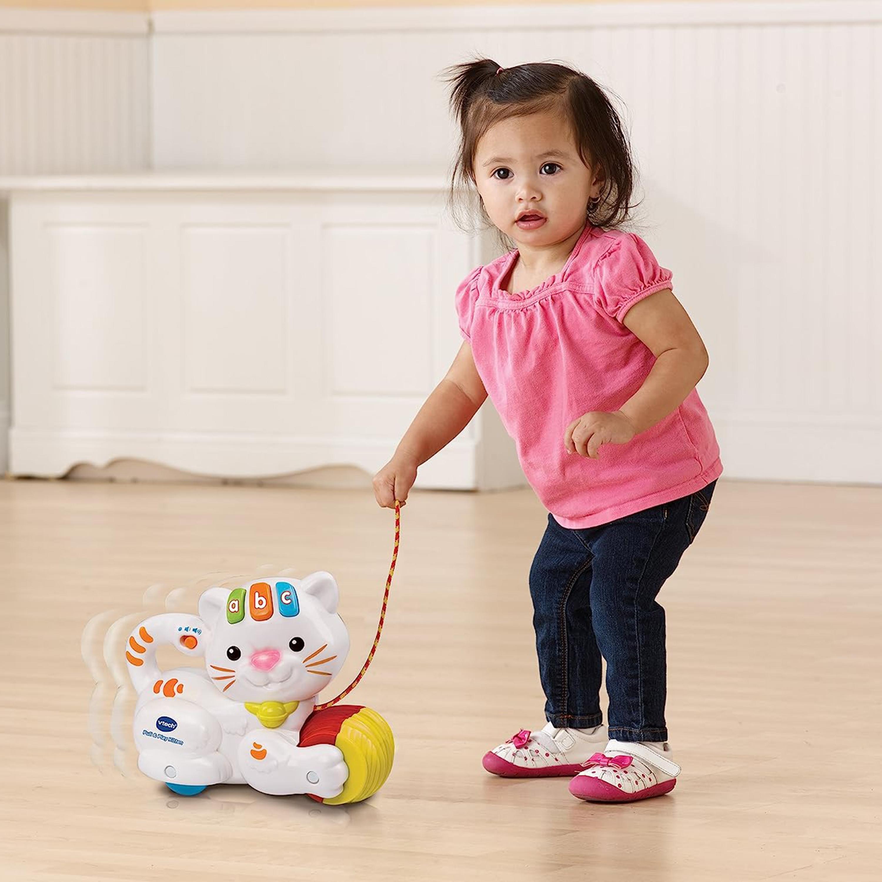 Vtech Pull & Play Kitten Interactive Toy-toys-babyandtoddlertoys-lightsandmusicaltoys-image-3