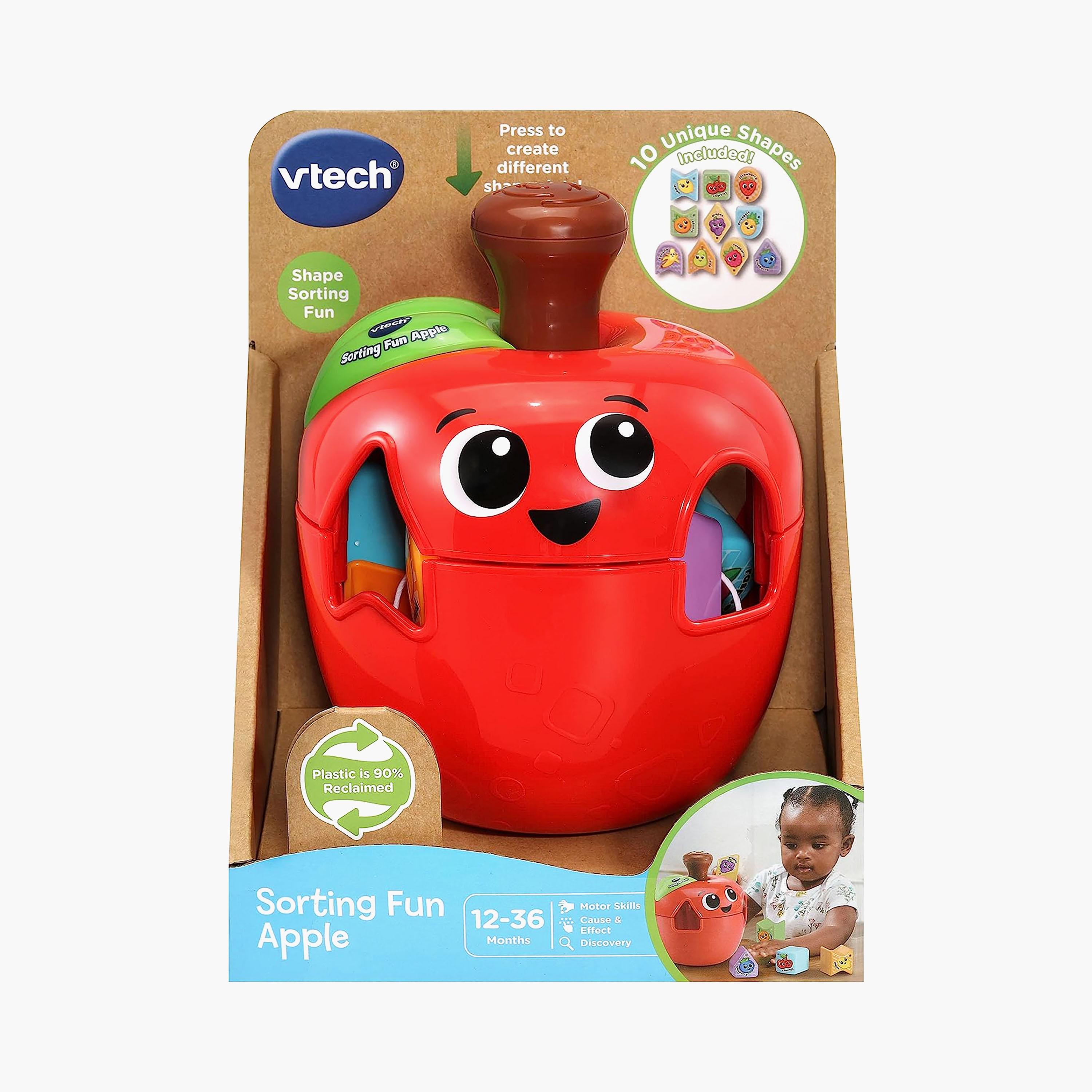 Vtech Sorting Fun Apple Shape Sorter Educational Toy-toys-educational-readingandwriting-image-4