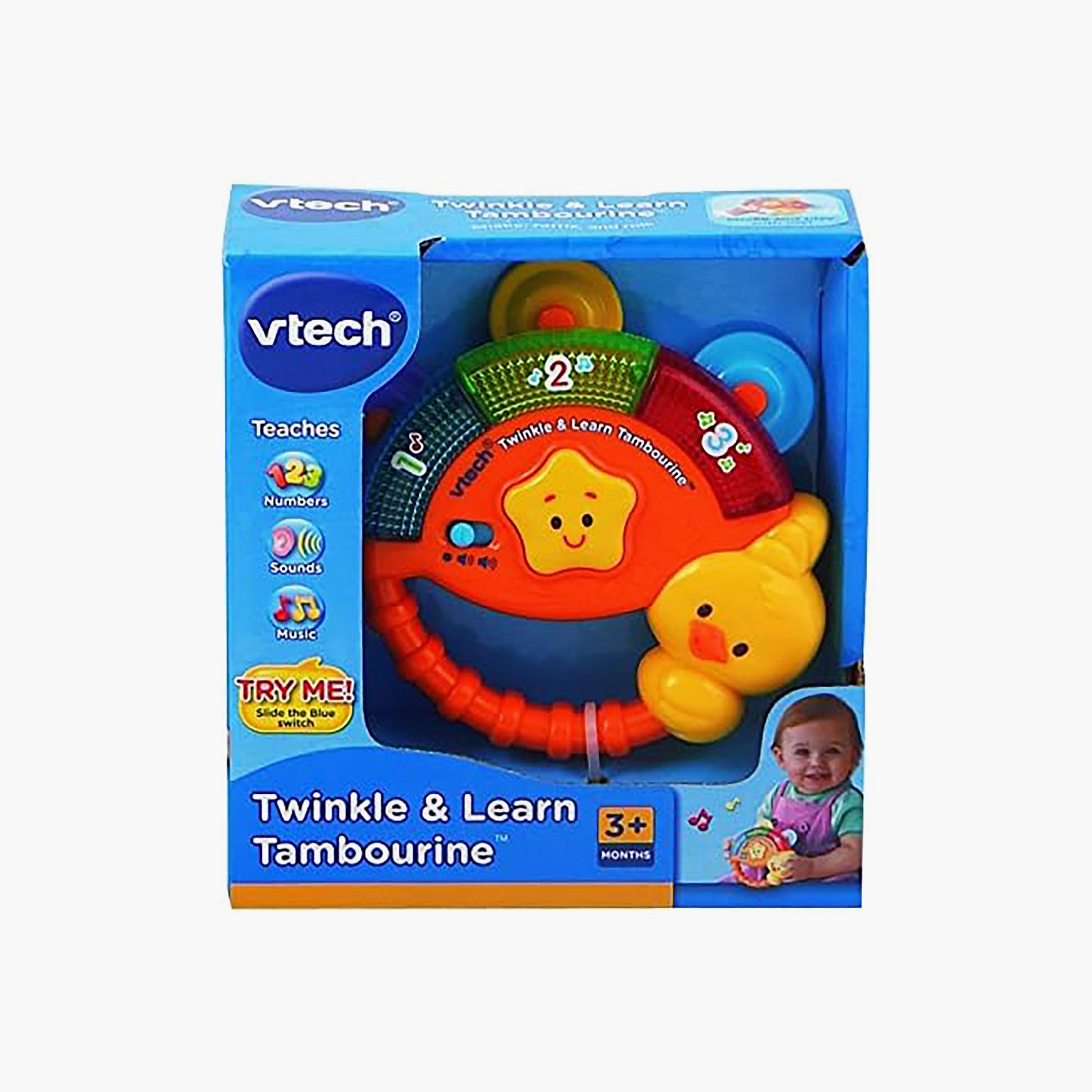 Vtech Twinkle & Learn Tambourine Rattle-toys-babyandtoddlertoys-rattlesandteethers-image-1