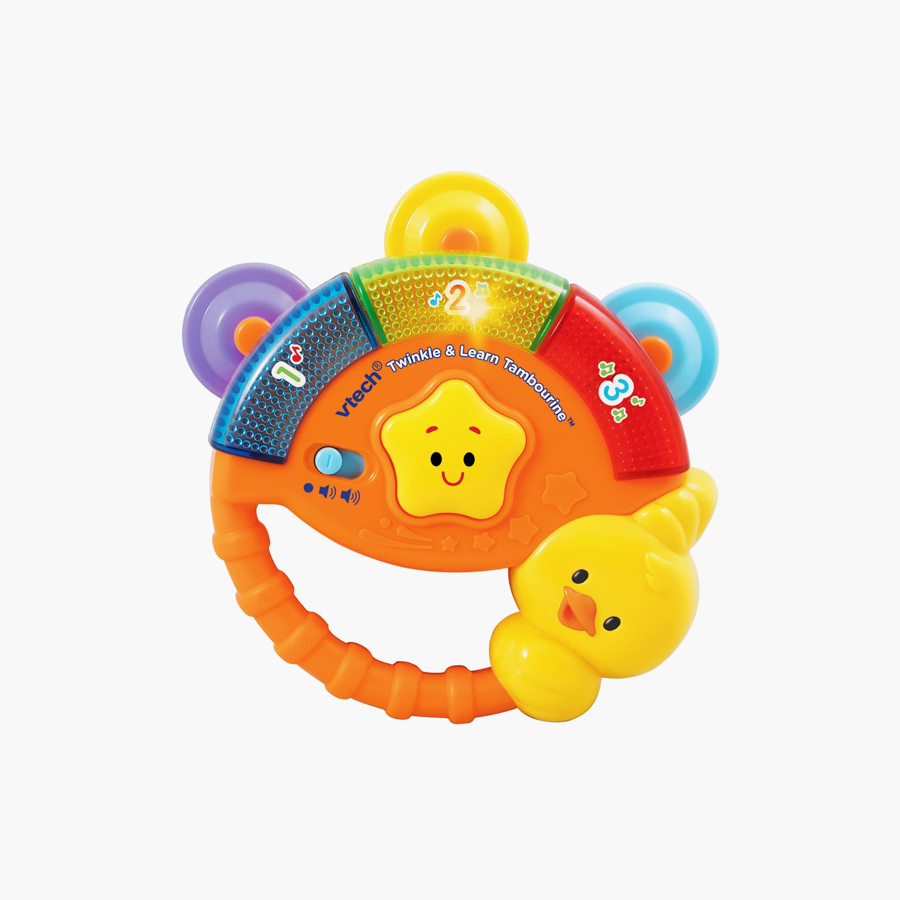 Vtech Twinkle & Learn Tambourine Rattle-toys-babyandtoddlertoys-rattlesandteethers-image-2