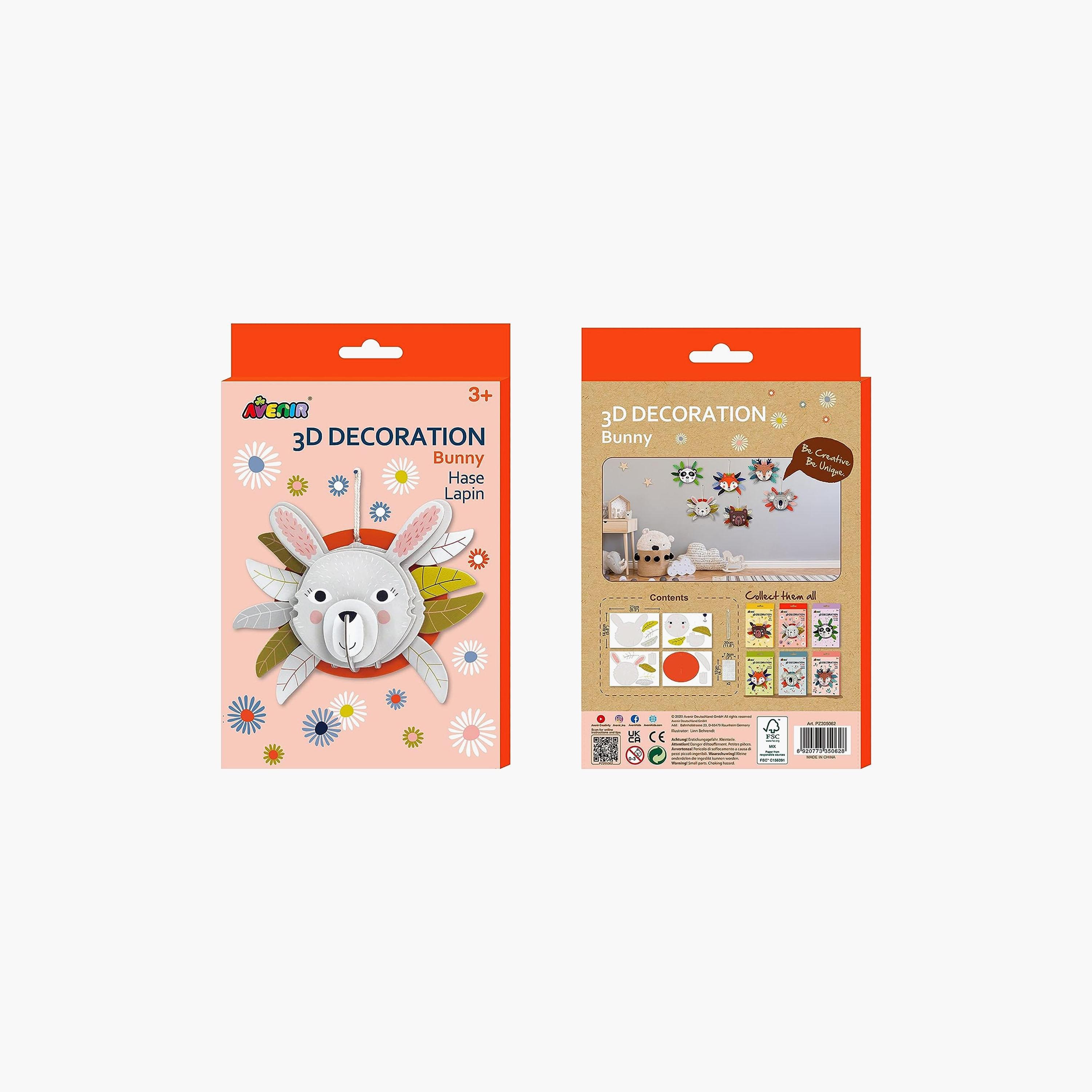 Avenir 3D Decoration Bunny Puzzles Kit-toys-indoortoys-puzzles-image-1