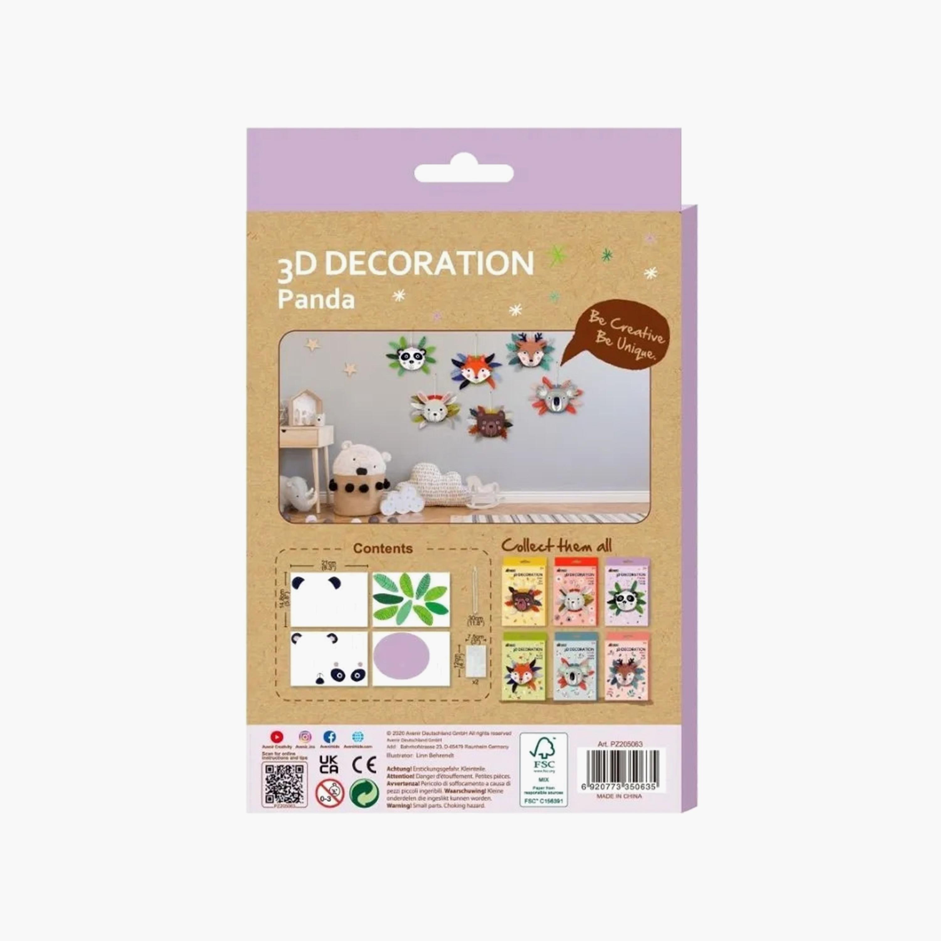 Avenir 3D Decoration Panda Puzzles Kit-toys-indoortoys-puzzles-image-3