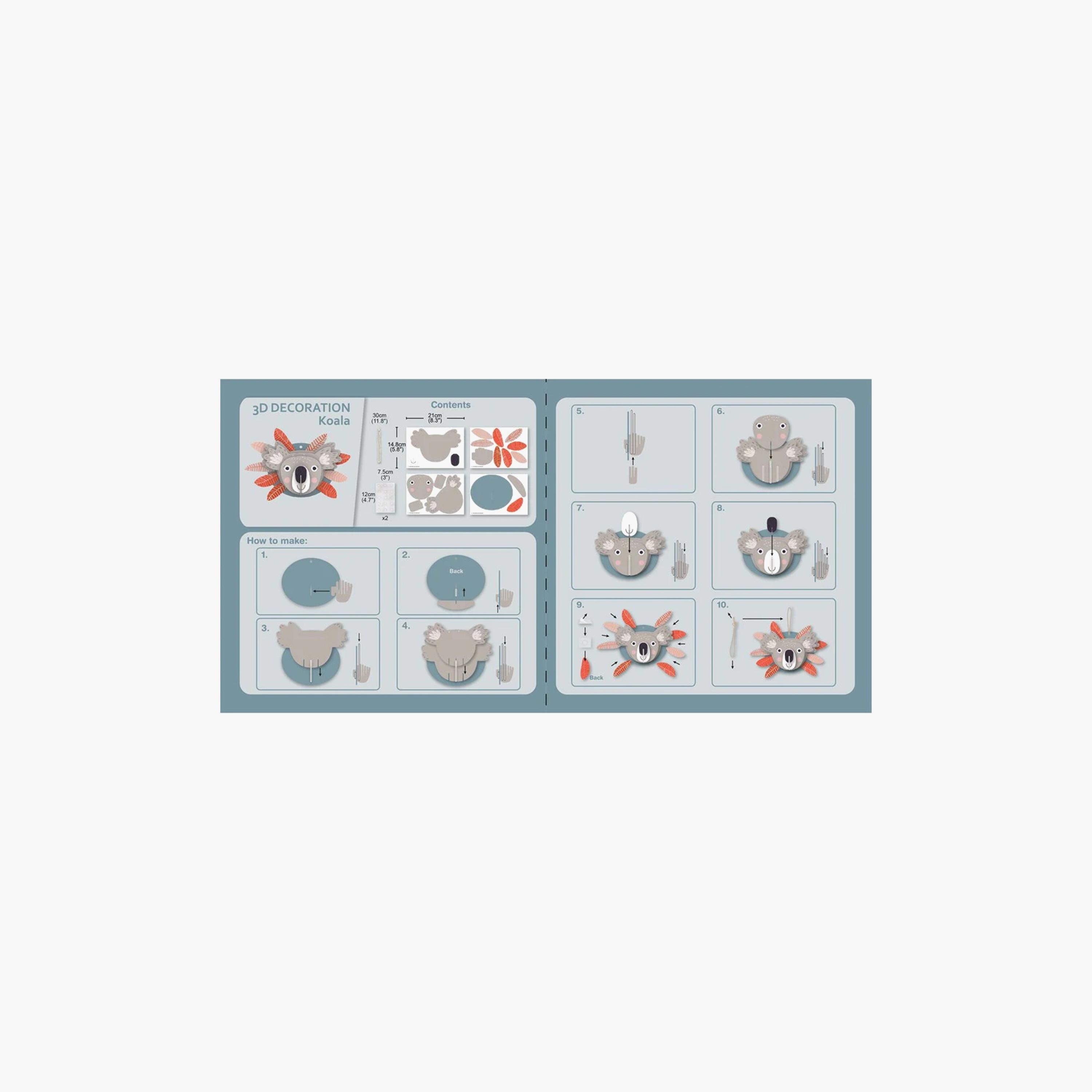 Avenir 3D Decoration Koala Puzzles Kit-toys-indoortoys-puzzles-image-3
