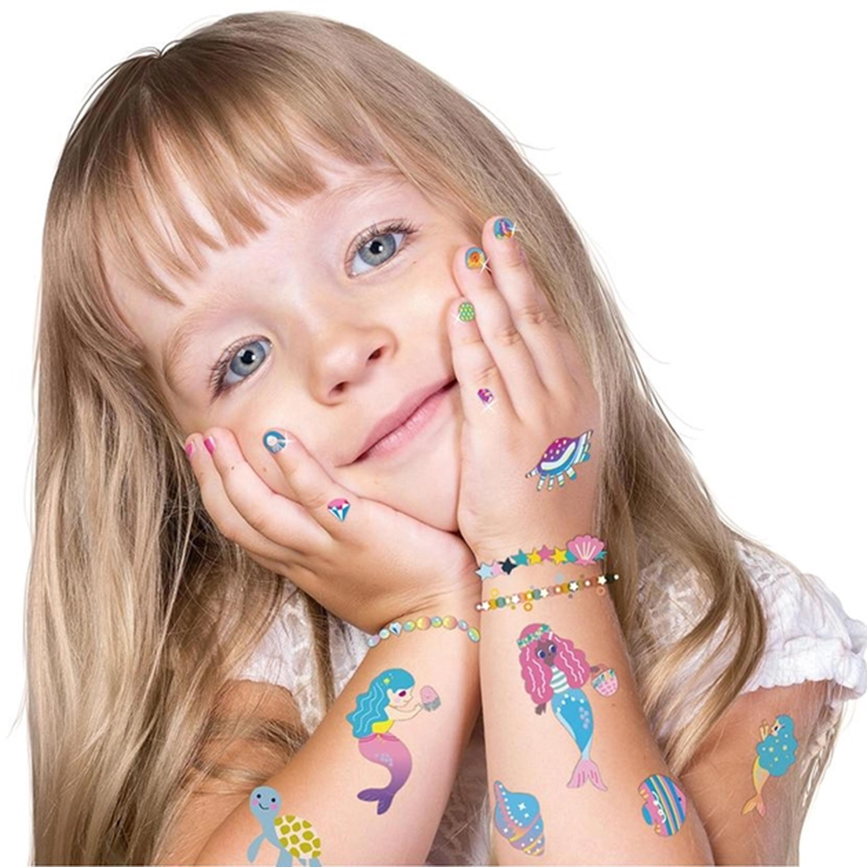 Avenir Mermaid Nail Stickers and Tattoos Kit-school-artsandcrafts-image-4