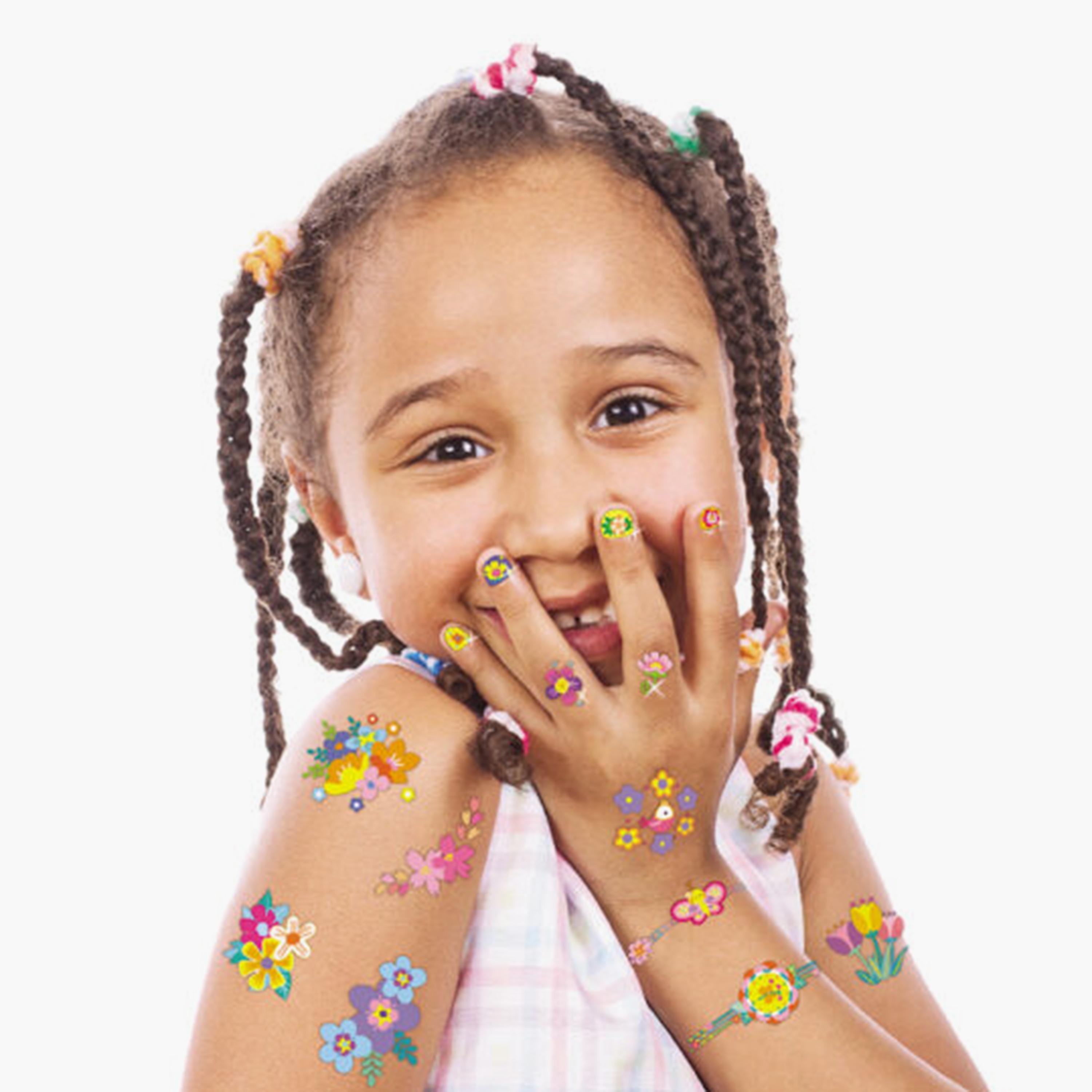 Avenir Flower Nail Stickers and Tattoos Kit-school-artsandcrafts-image-3