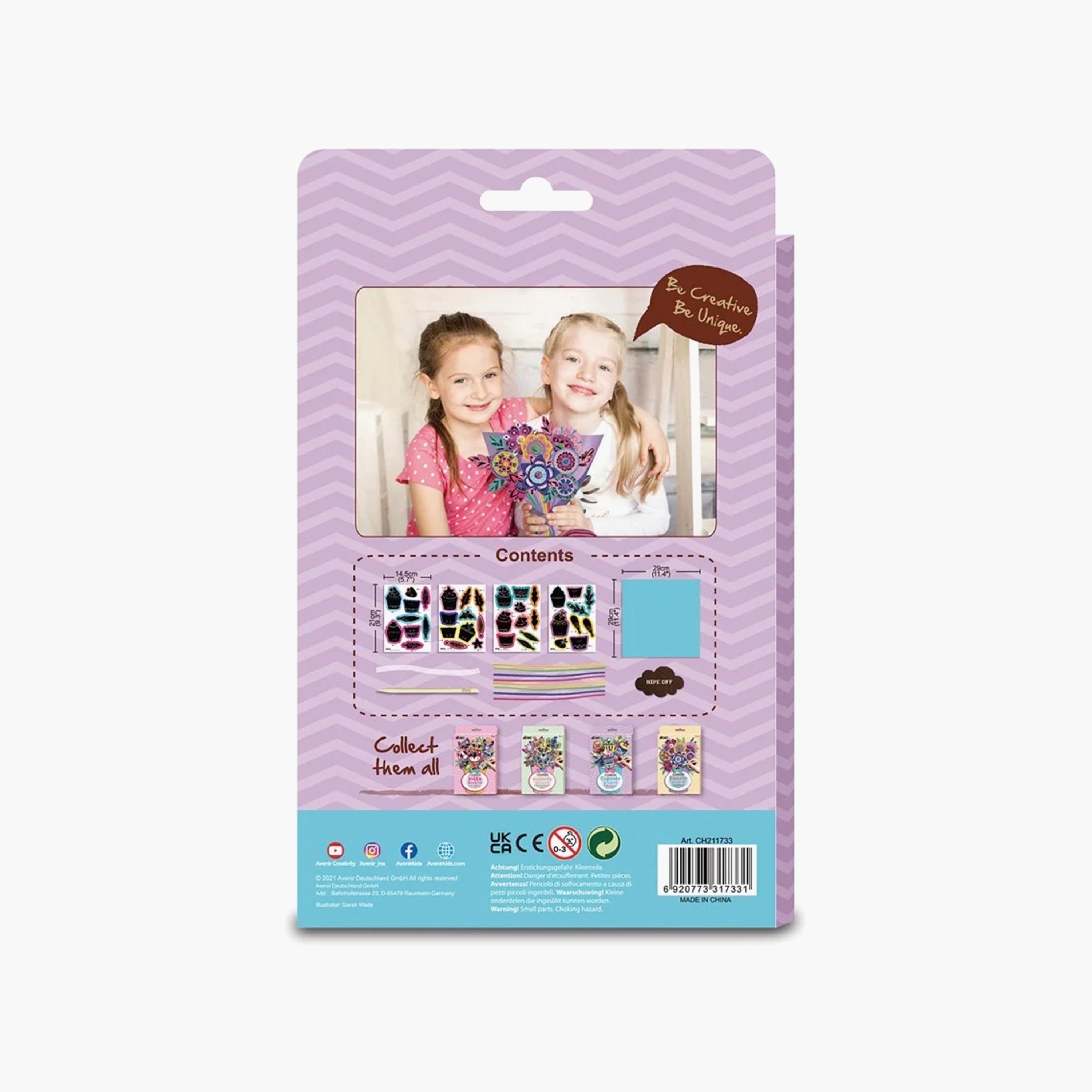 Avenir Scratch Bouquet Kit, Cupcake-school-artsandcrafts-image-3