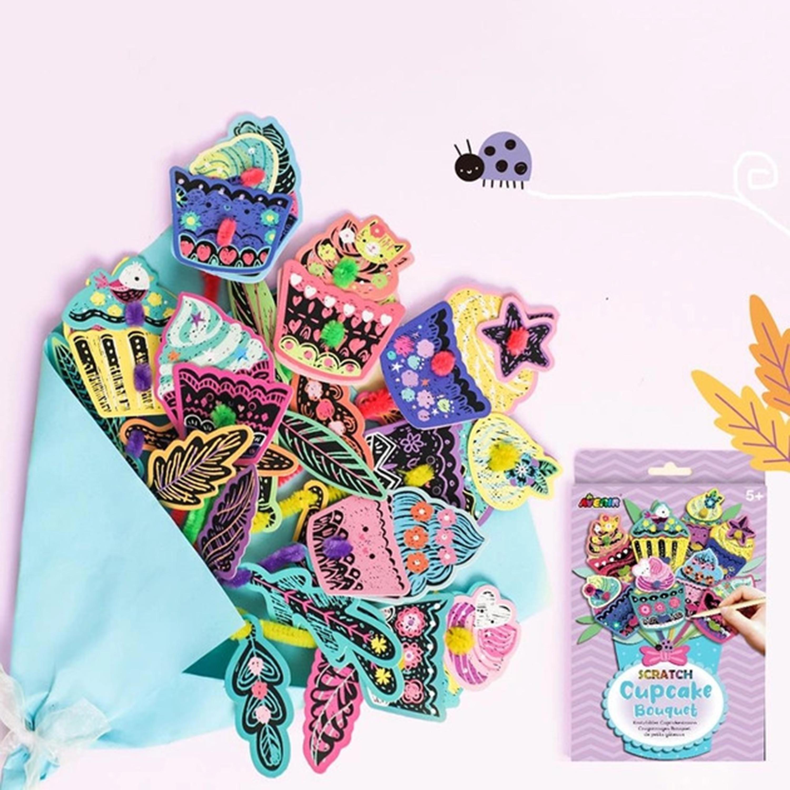 Avenir Scratch Bouquet Kit, Cupcake-school-artsandcrafts-image-5