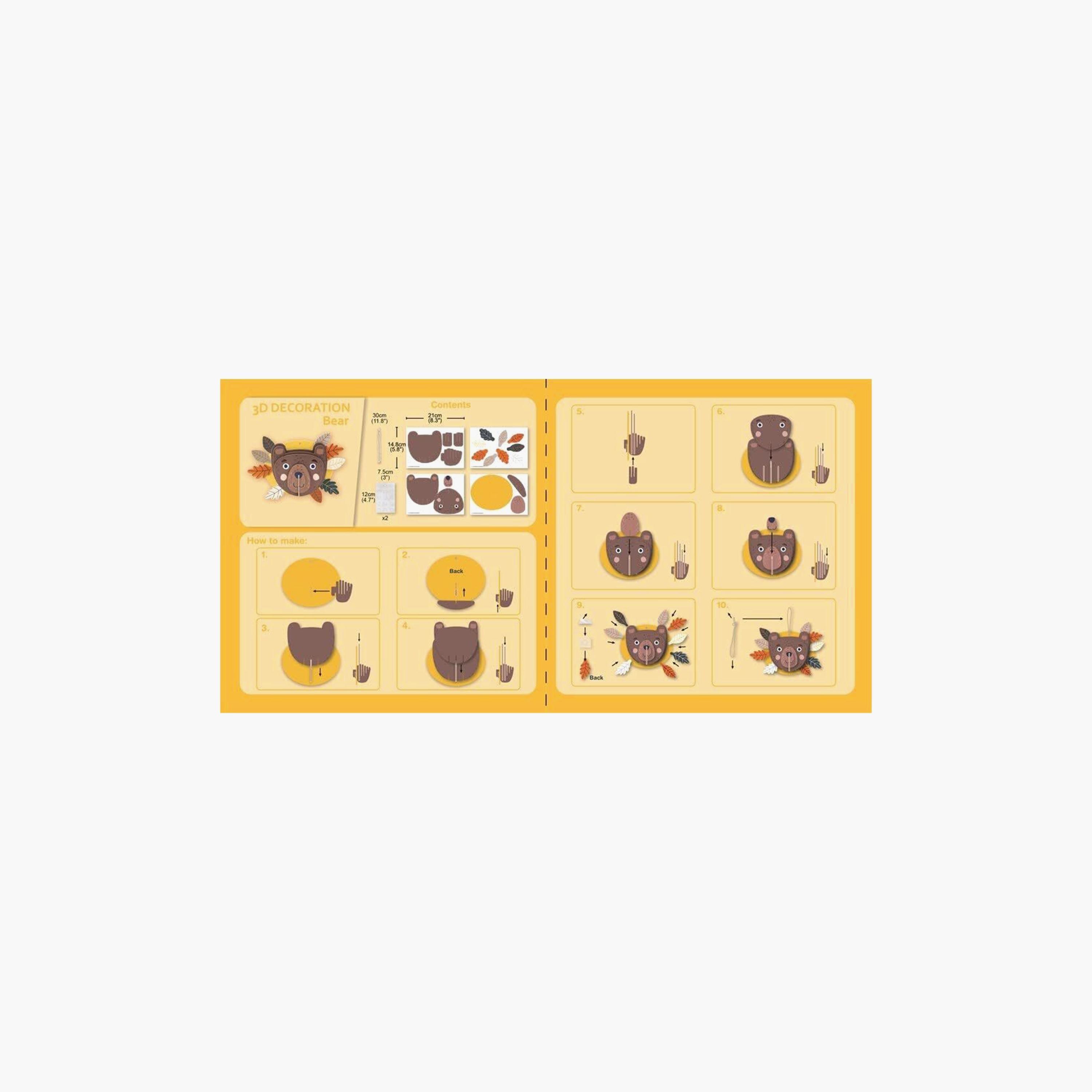 Avenir 3D Decoration Bear Puzzles Kit-toys-indoortoys-puzzles-image-3
