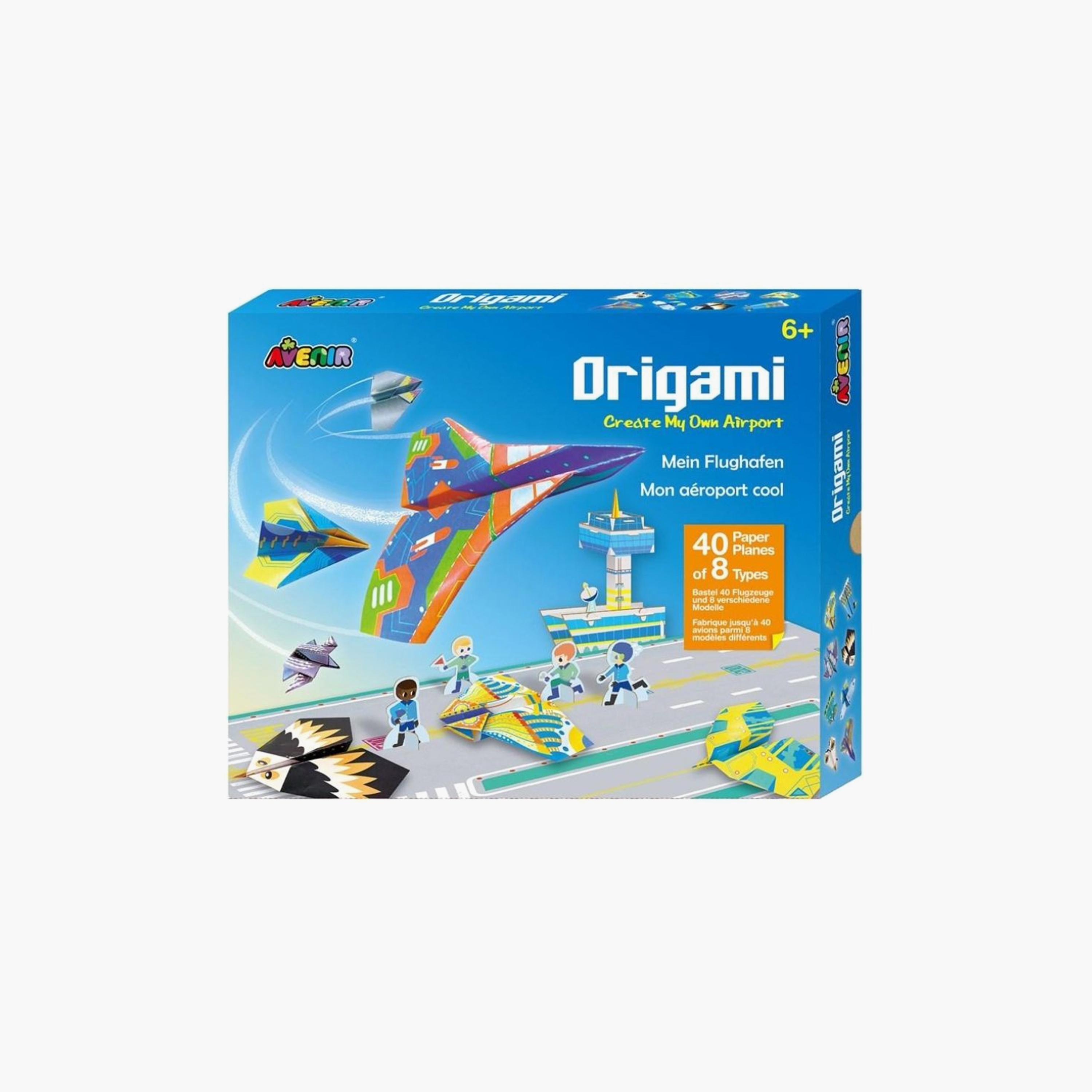 Avenir Origami Paper Craft Kit, Create My Own Airport-school-artsandcrafts-image-1